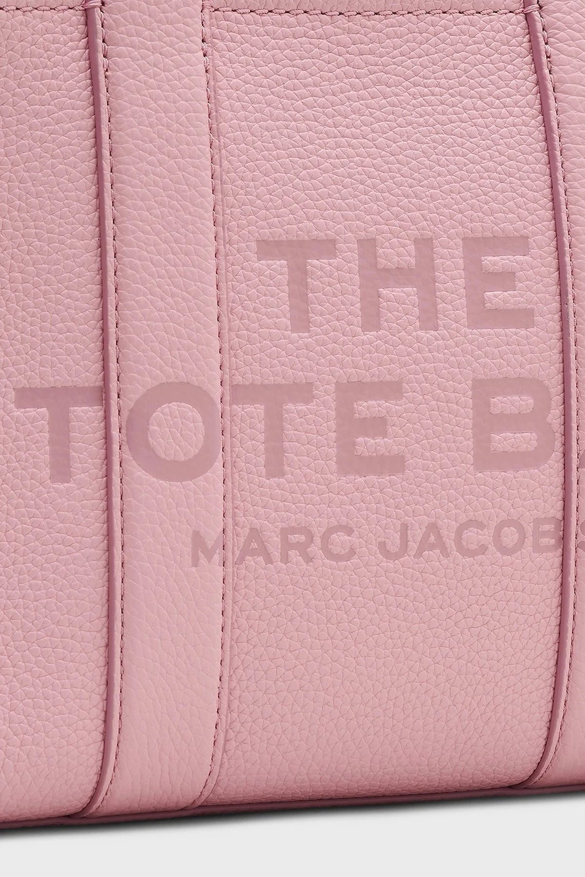 Marc Jacobs Small Tote Logolu Çıkarılabilir Askılı Deri Bayan Çanta H009L01SP21 669 PEMBE - 4