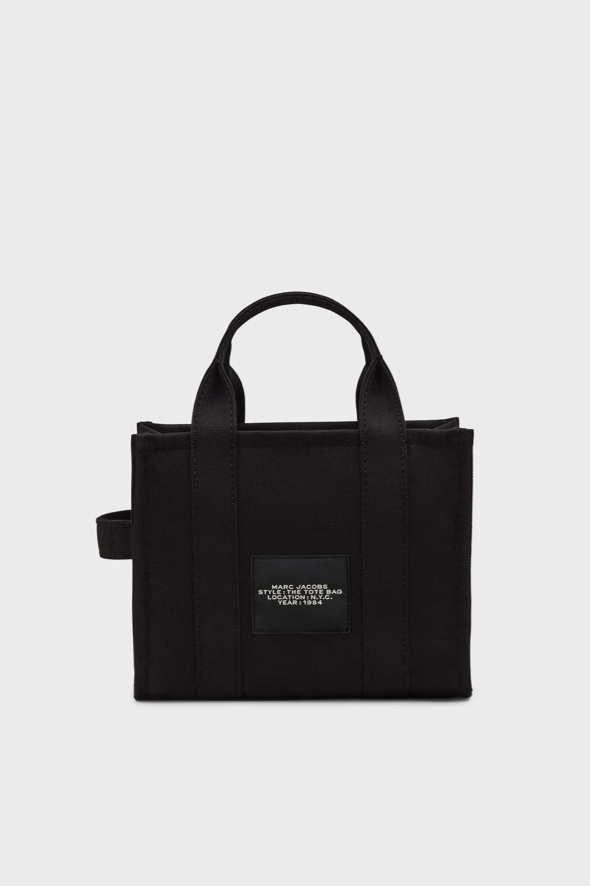 Marc Jacobs Small Tote Pamuklu Çıkarılabilir Askılı Bayan Çanta M0016493 001 SİYAH - 11