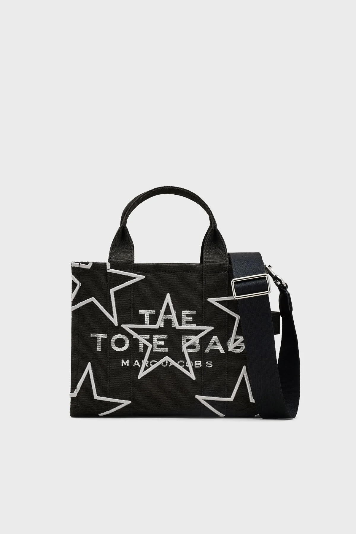 Marc Jacobs Small Tote Yıldız Süslemeli Çıkarılabilir Askılı Bayan Çanta 2R4HTT019H03 001 SİYAH - 1