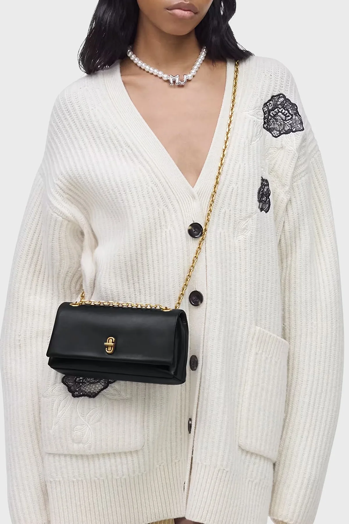 Marc Jacobs The Dual Chaın Deri Zincir Askılı Mini Kadın Çanta 2R4SMN003S02 001 SİYAH - 2