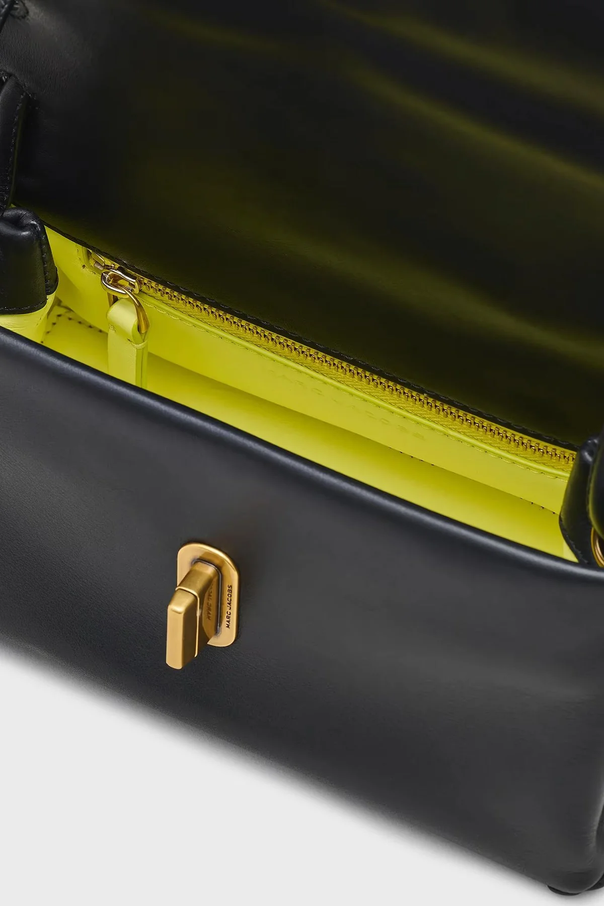 Marc Jacobs The Mini Dual Top % 100 Deri Tek Saplı Kadın Çanta 2F4HSH010H04 001 SİYAH - 6