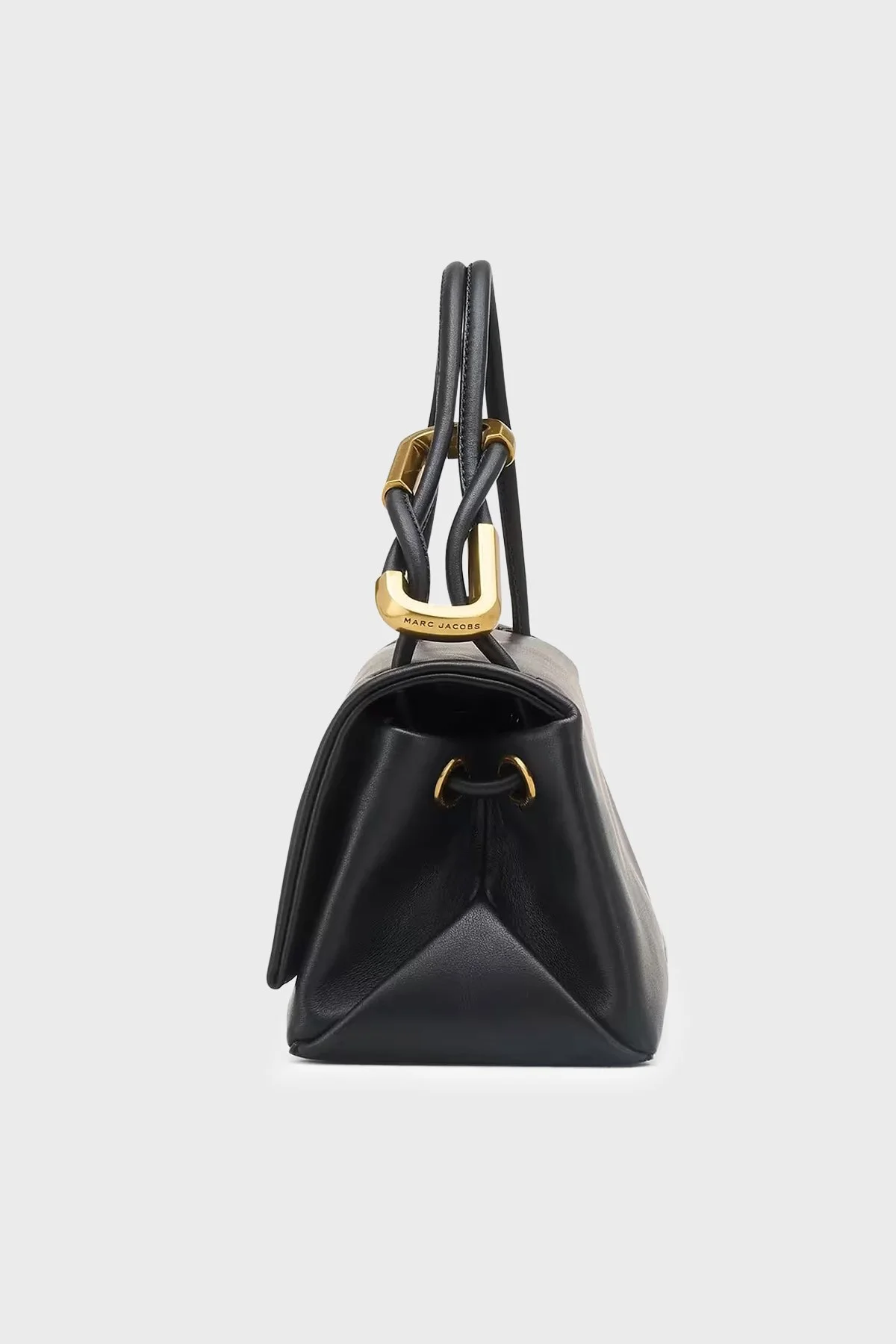 Marc Jacobs The Mini Dual Top % 100 Deri Tek Saplı Kadın Çanta 2F4HSH010H04 001 Siyah - 4