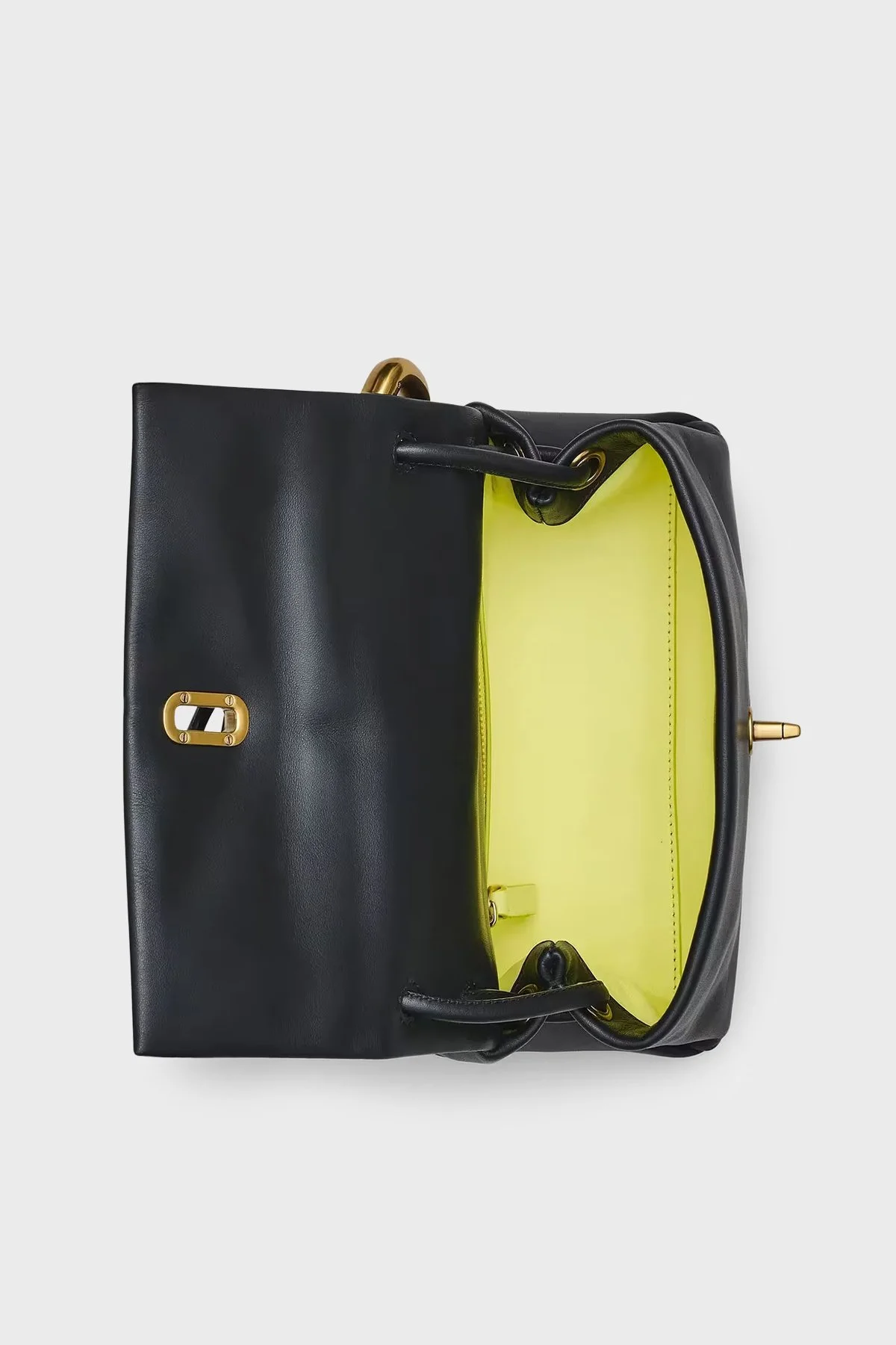 Marc Jacobs The Mini Dual Top % 100 Deri Tek Saplı Kadın Çanta 2F4HSH010H04 001 Siyah - 5