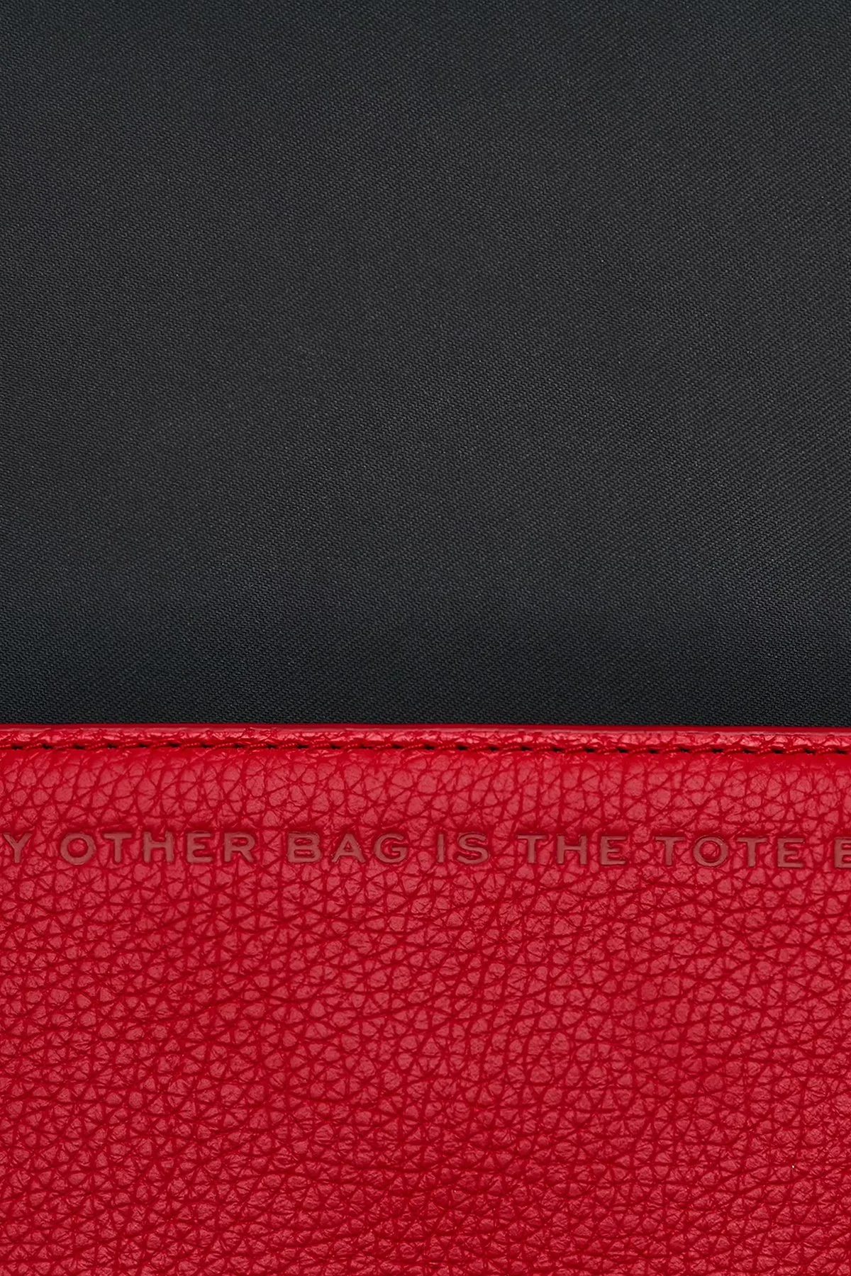 Marc Jacobs The Mini Hakiki Deri Logolu Çıkarılabilir Askılı Kadın Çanta 2S4SMN080S02 617 Kırmızı - 6