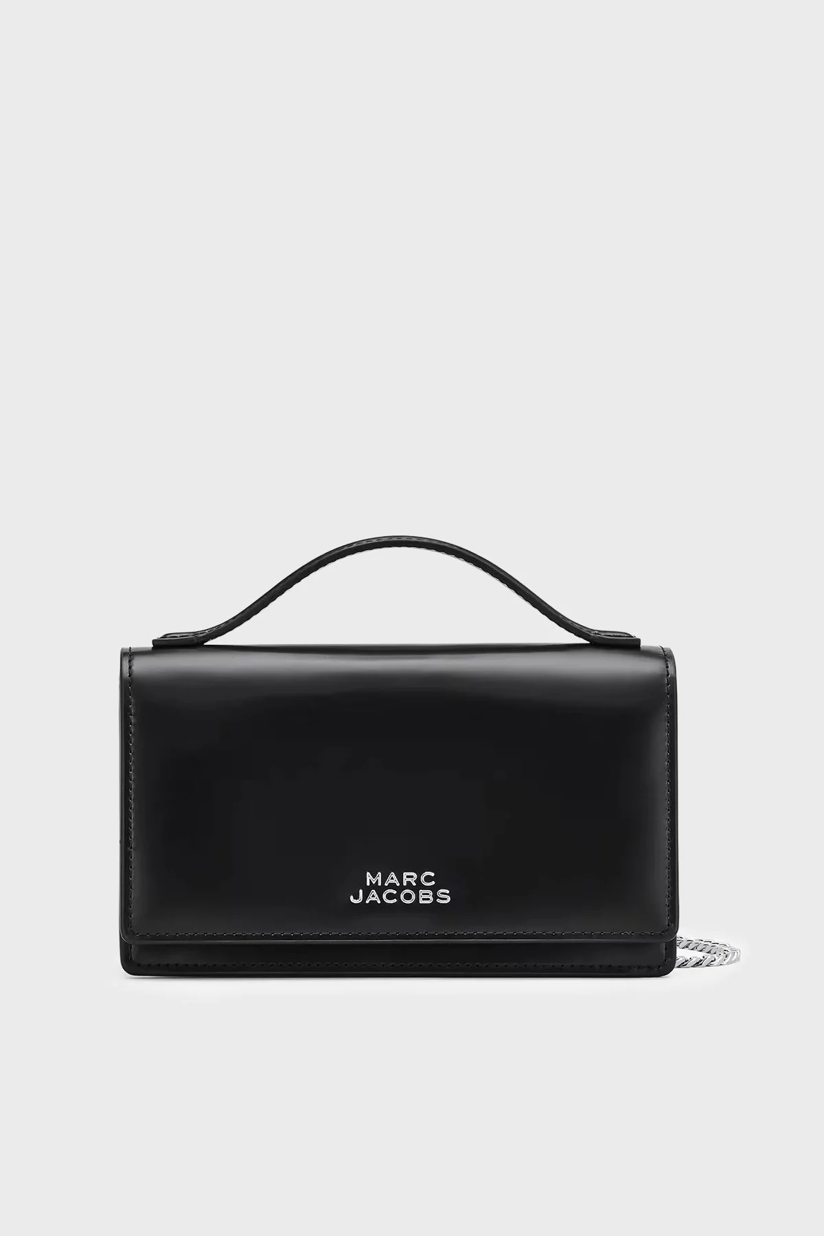 Marc Jacobs The Mirror Deri Logolu Zincir Askılı Mini Kadın Çanta 2R5SMN030S01 001 SİYAH - 1