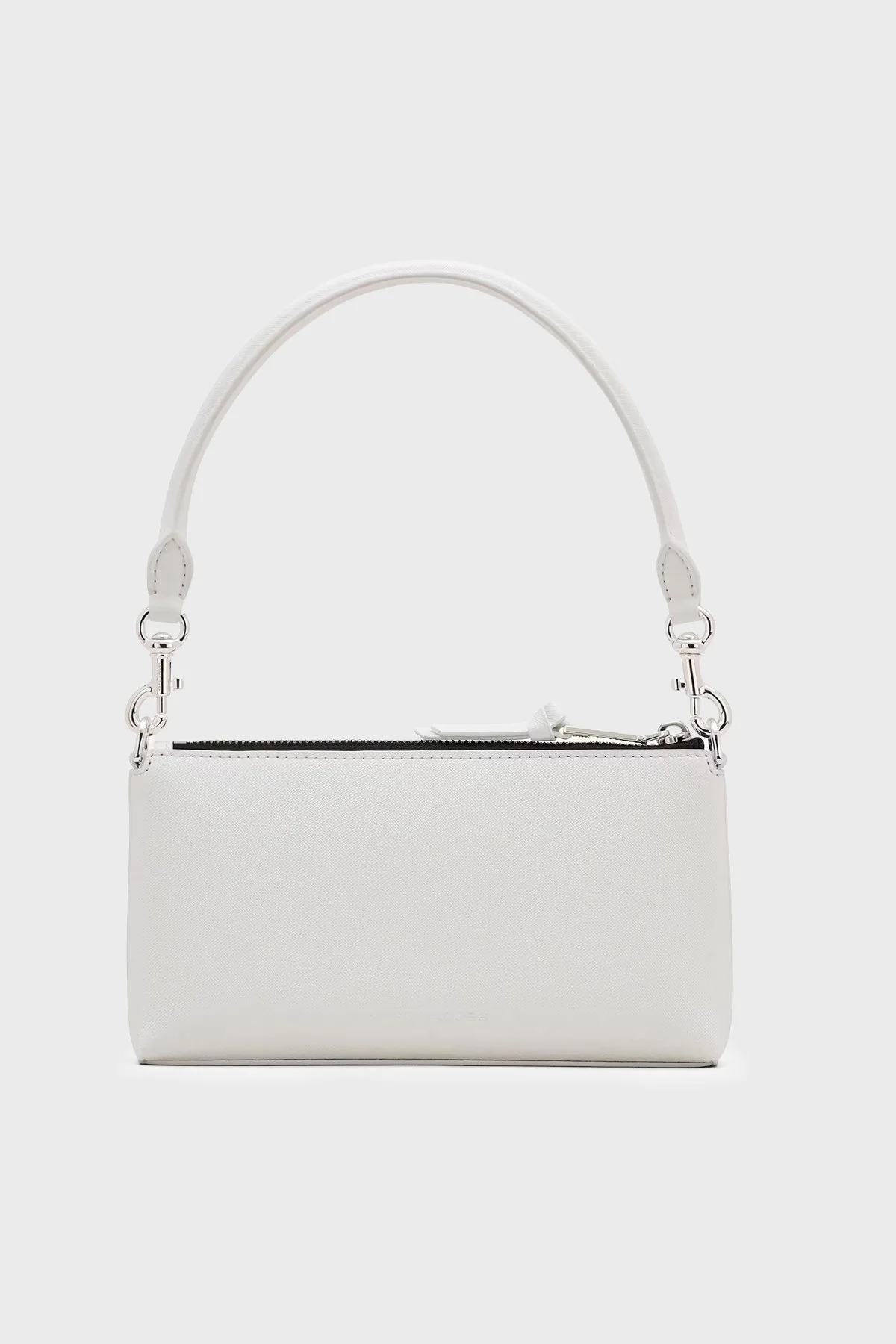 Marc Jacobs The Pochette Deri Logolu Zincir Askılı Kadın Çanta 2P5SMN015S02 100 BEYAZ - 3