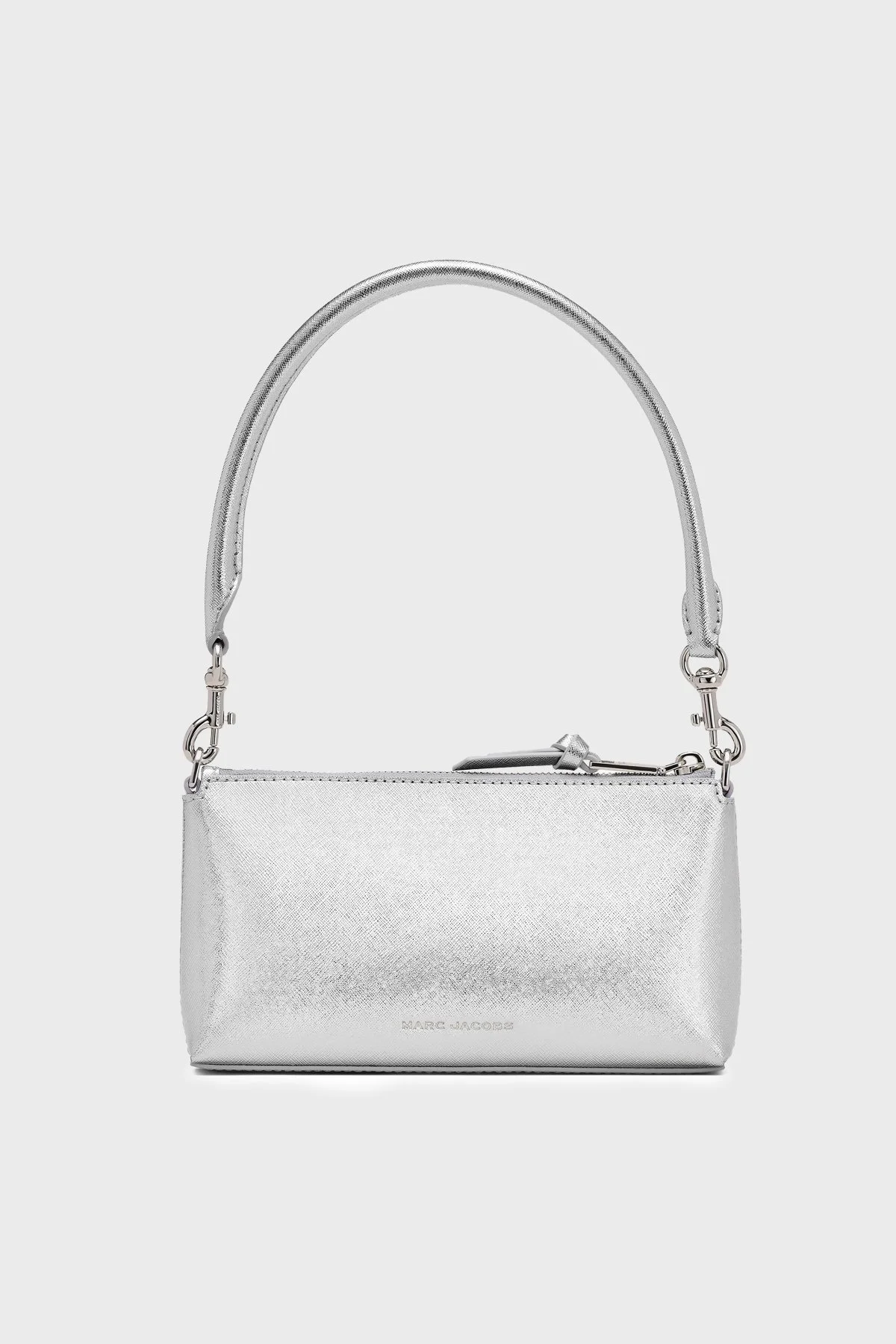 Marc Jacobs The Pochette Deri Logolu Zincir Askılı Kadın Çanta 2R5SMN009S01 040 GRİ - 3