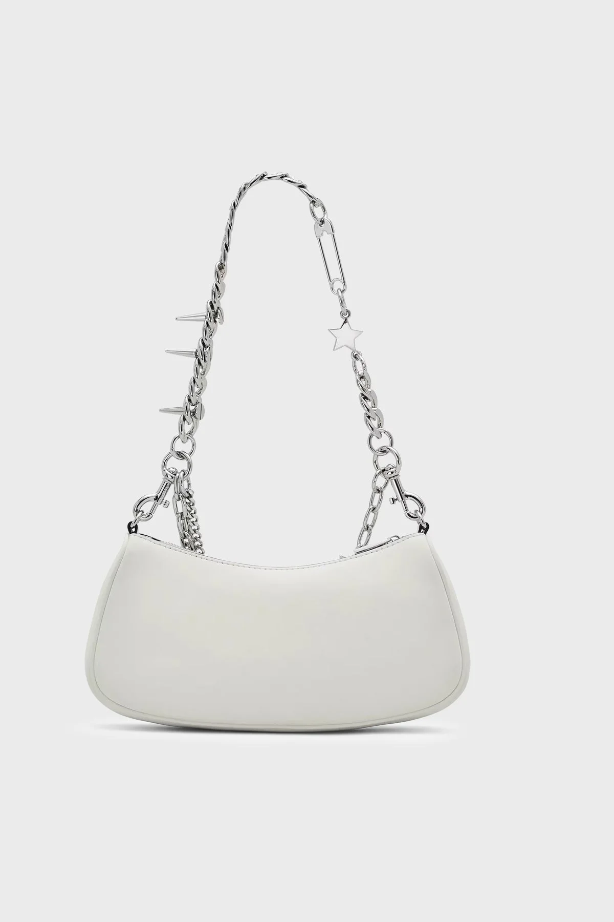 Marc Jacobs The Shoulder Deri Aksesuar Detaylı Zincir Askılı Kadın Çanta 2R4HSH038H02 137 KREM - 3