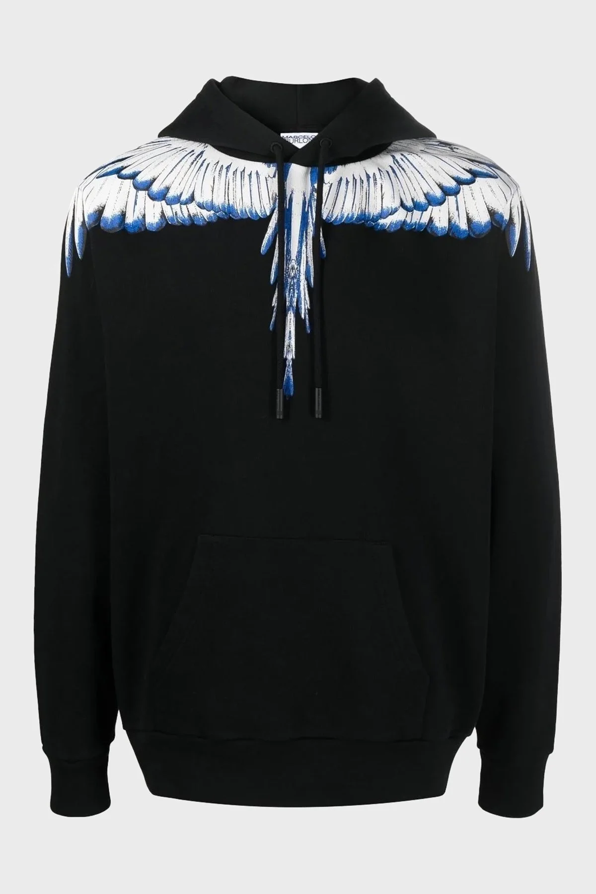 Marcelo Burlon Pamuklu Regular Fit Kapüşonlu Erkek Sweat CMBB007C99FLE0011001 SİYAH - 4