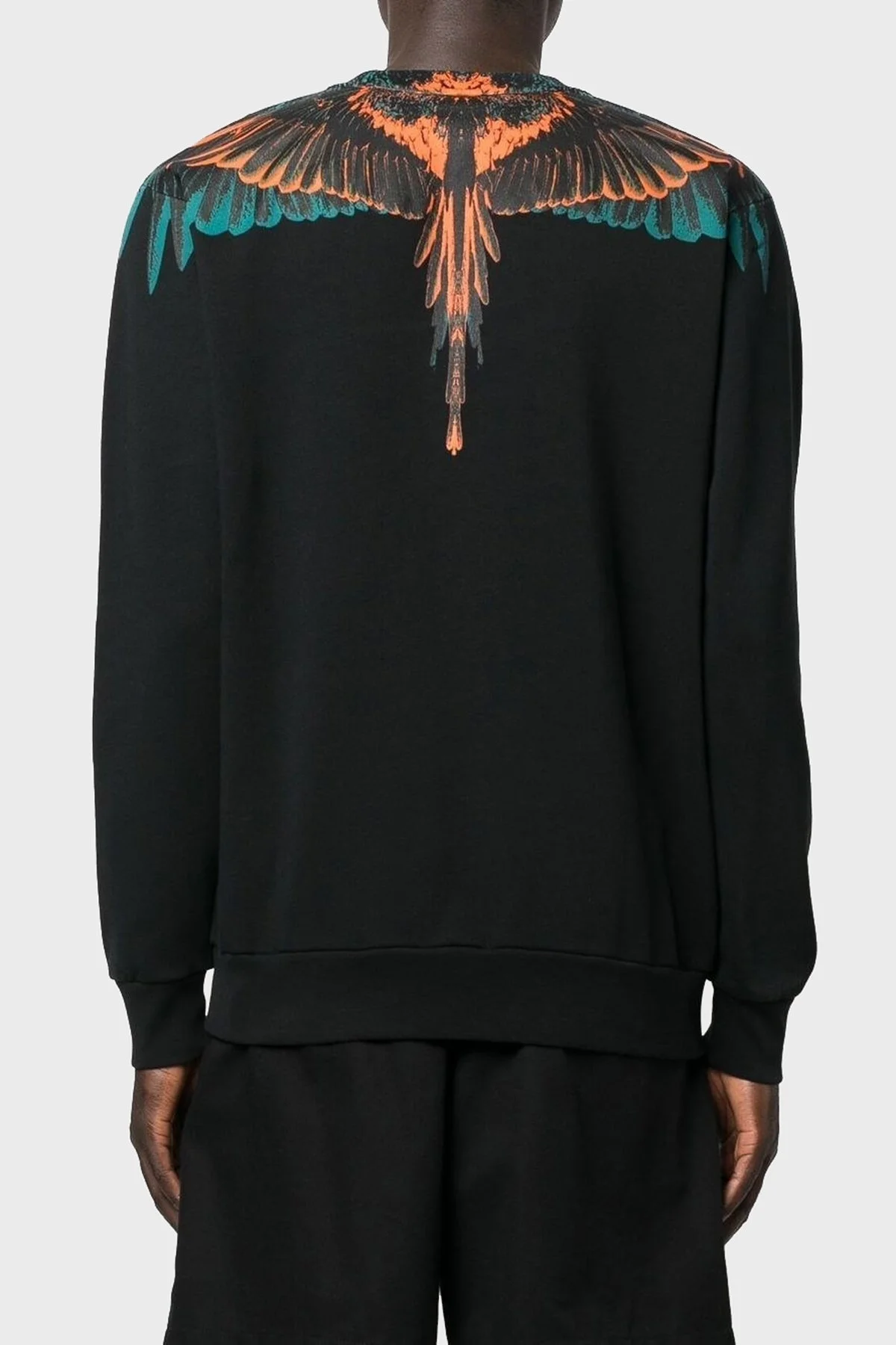 Marcelo Burlon Pamuklu Relaxed Fit Bisiklet Yaka Erkek Sweat CMBA009F22FLE0011020 SİYAH - 2