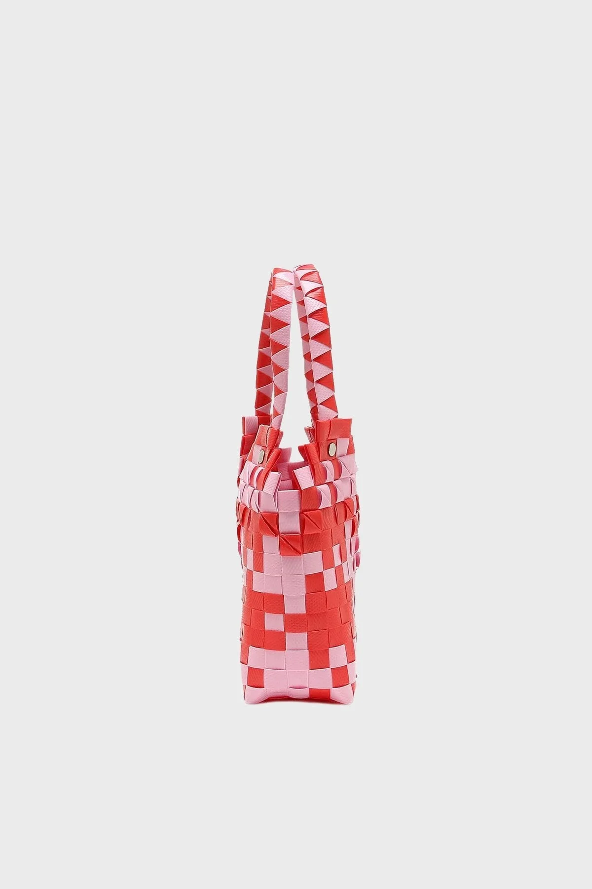 Marni 3D Sepet Örgü Bayan Çanta M00637 0M331 KIRMIZI-PEMBE - 9