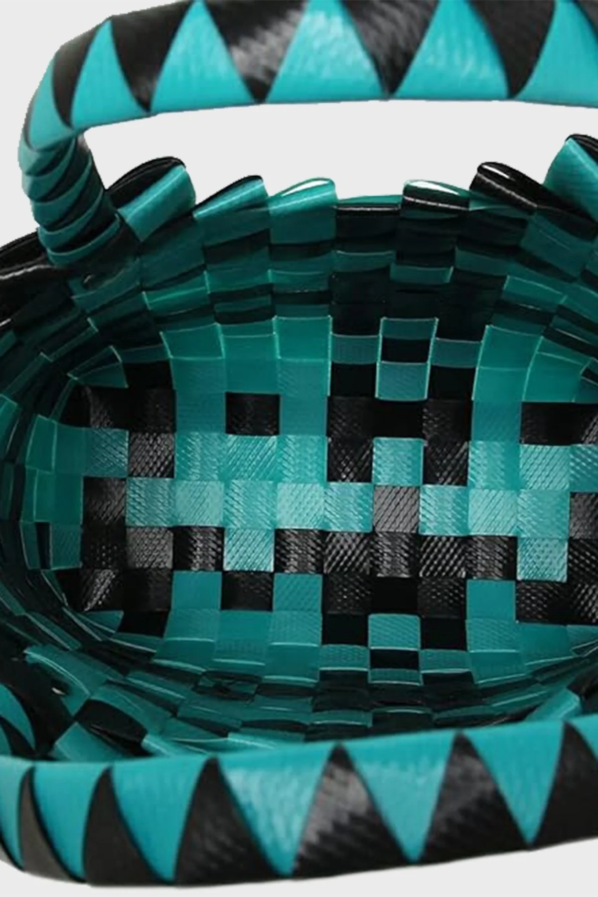 Marni 3D Sepet Örgü Bayan Çanta M00637 0M840 MAVİ-SİYAH - 5