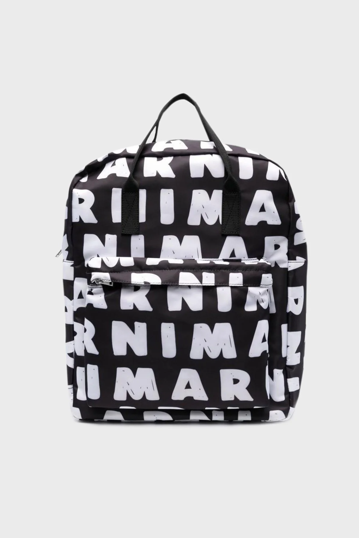 Marni Logolu Bayan Sırt Çantası M00633 0M900 SİYAH-BEYAZ - 1