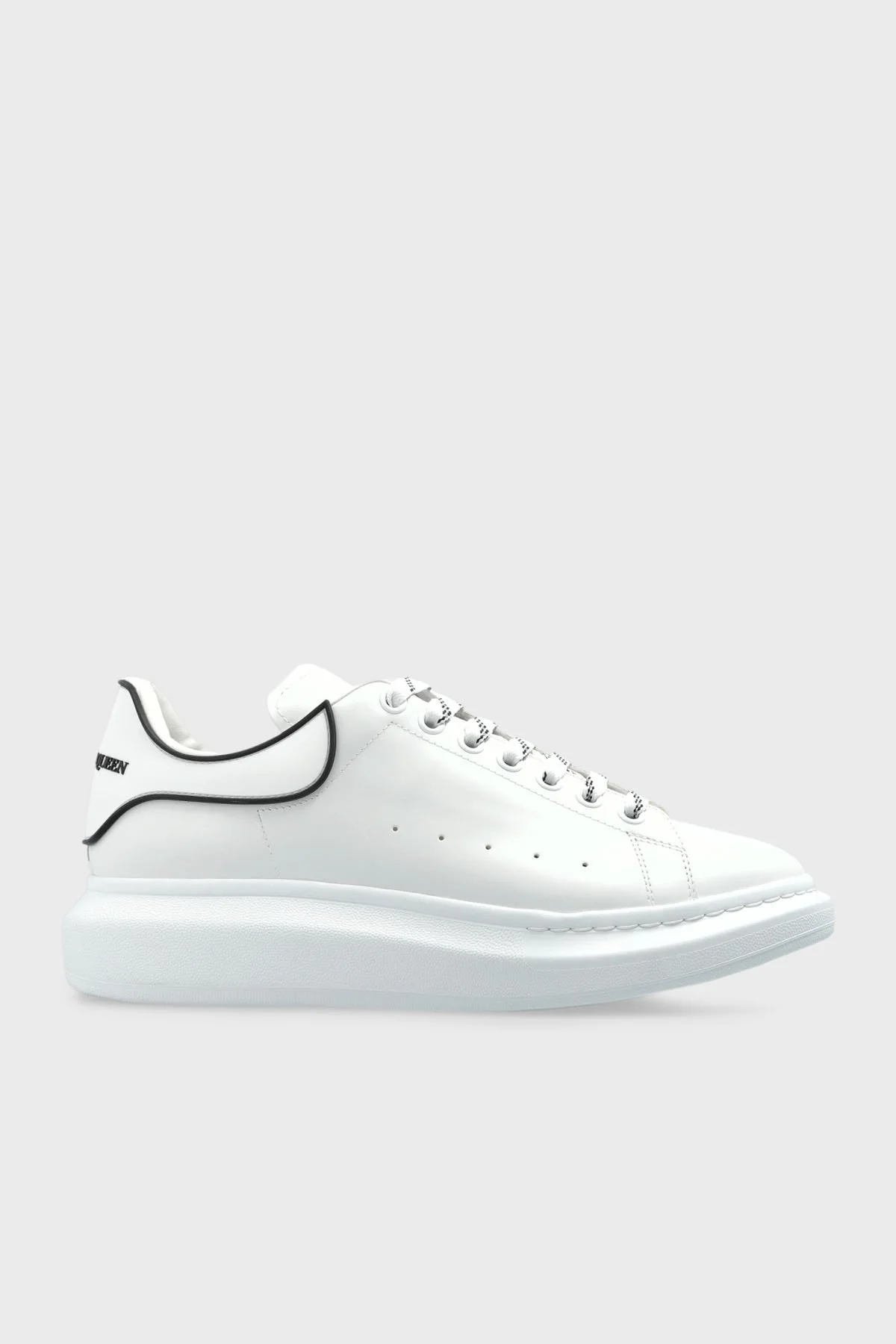 McQueen Logolu Deri Sneaker Erkek Ayakkabı 625156WIEEQ 9074 BEYAZ - 6