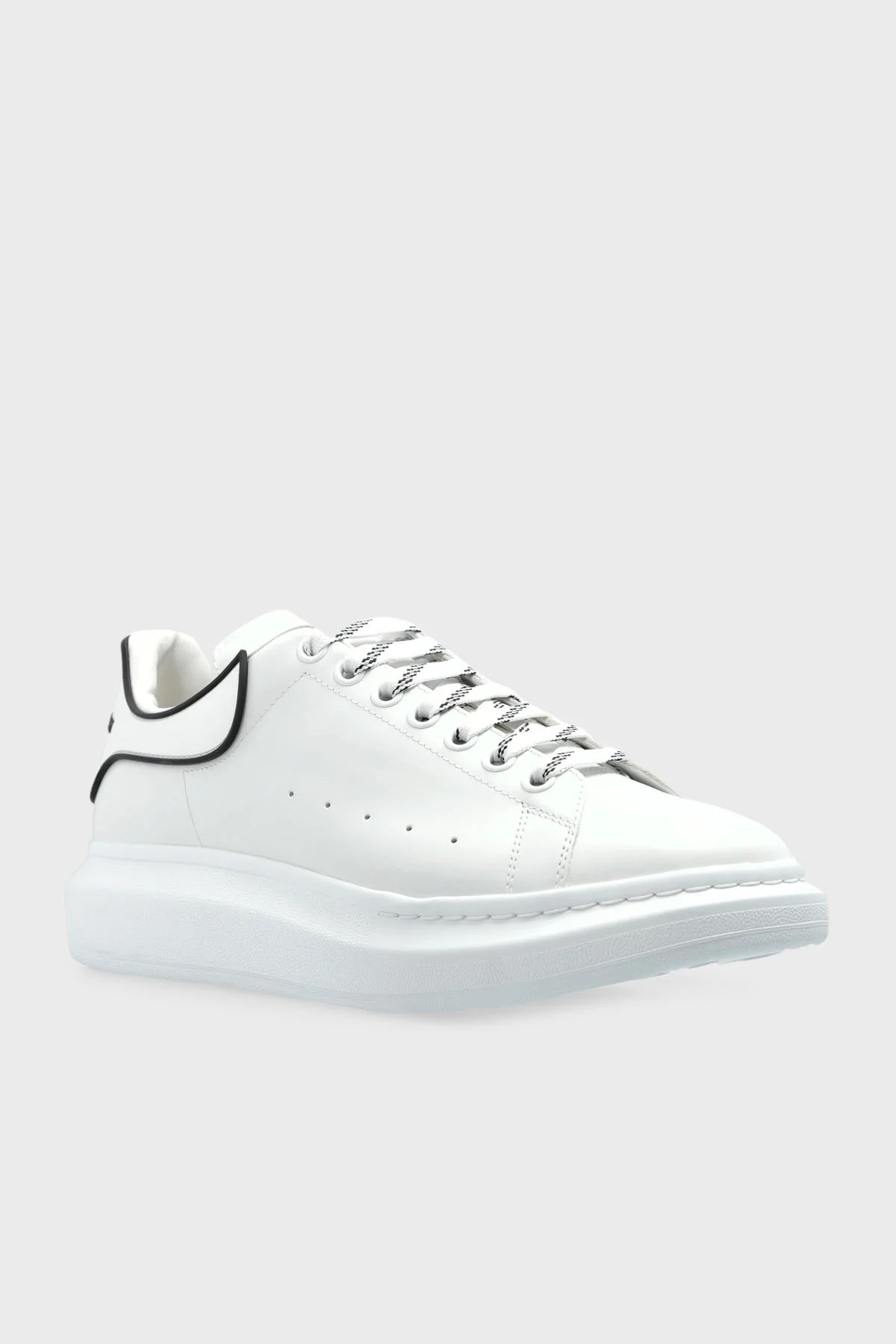 McQueen Logolu Deri Sneaker Erkek Ayakkabı 625156WIEEQ 9074 BEYAZ - 3