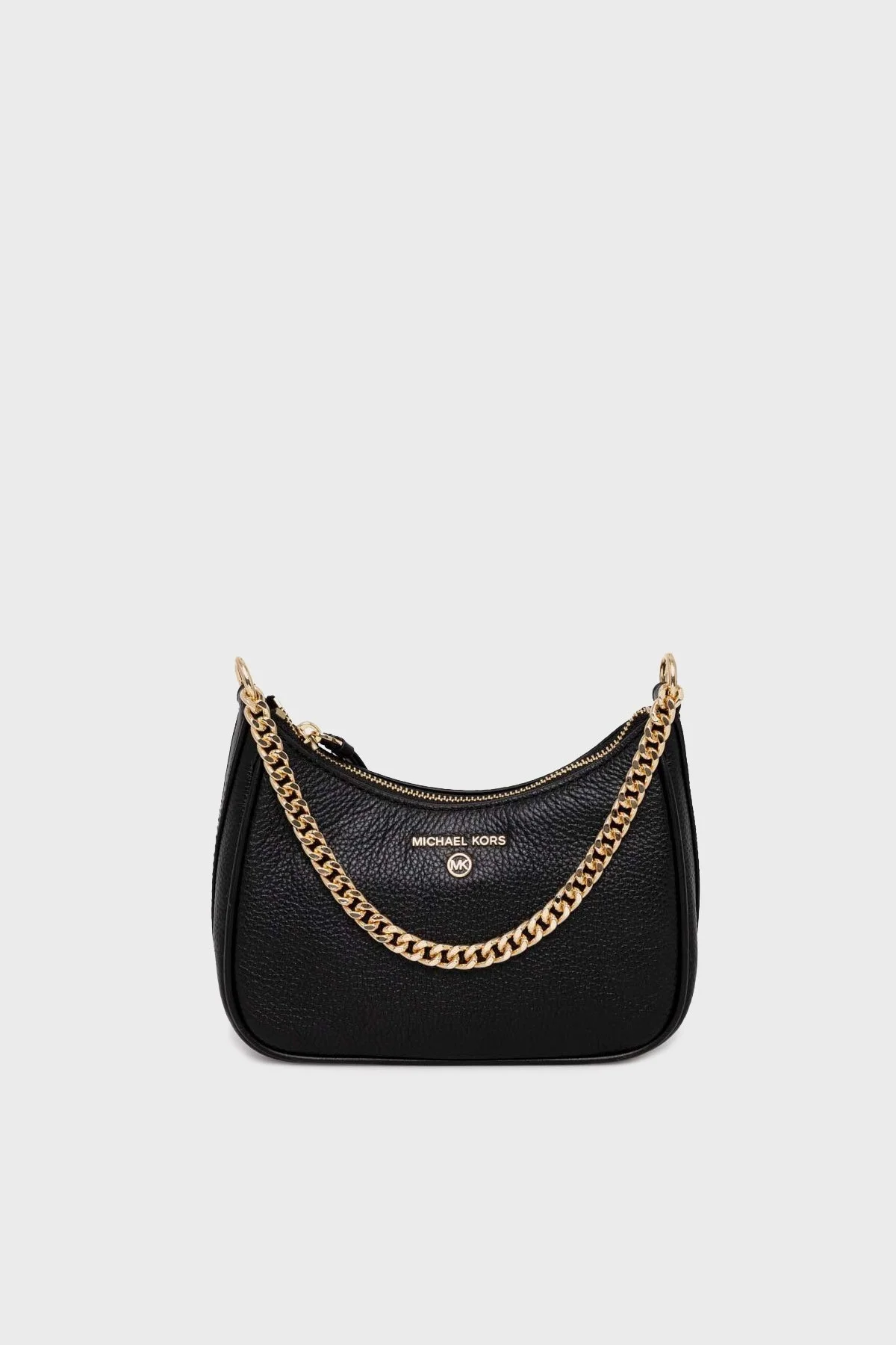 Michael Kors % 100 Deri Logolu Zincir Askılı 32F3GT9C1L001 Bayan Çanta 32F3GT9C1L 001 SİYAH - 1