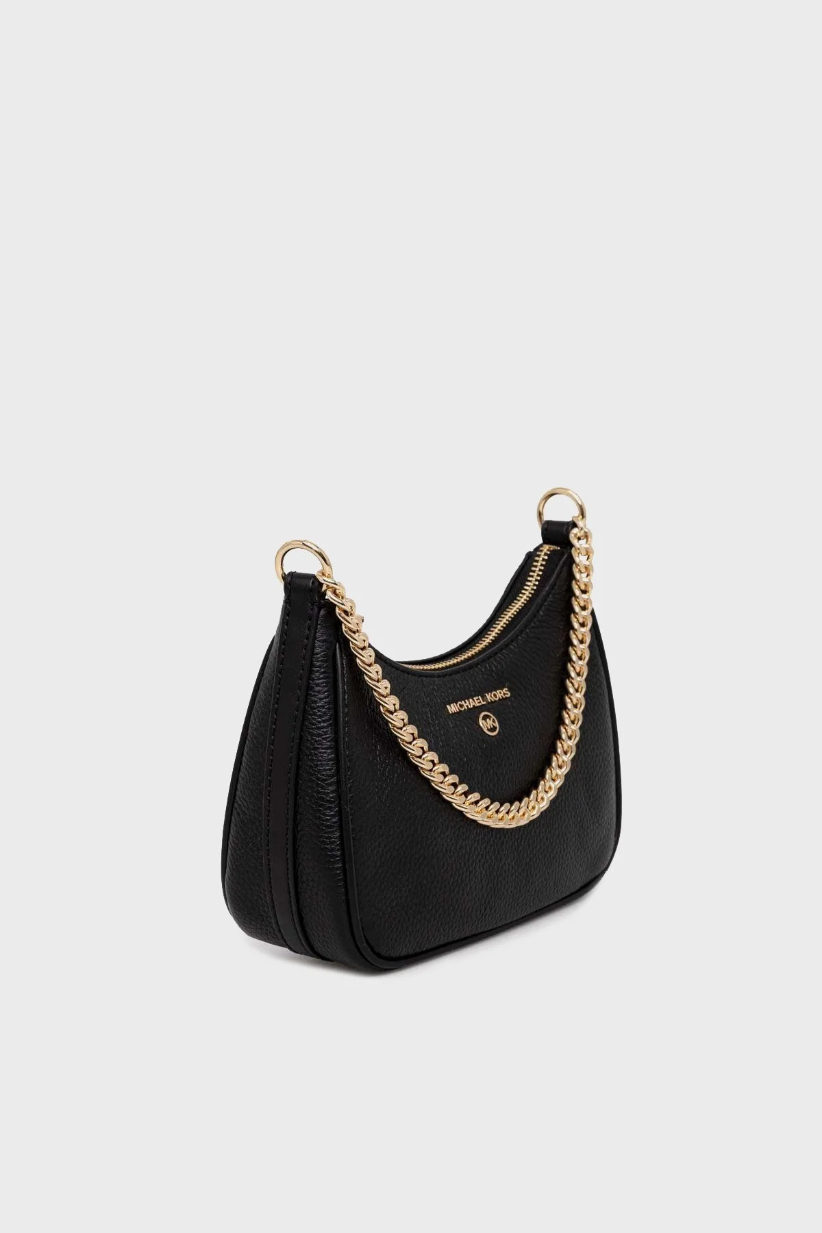 Michael Kors % 100 Deri Logolu Zincir Askılı 32F3GT9C1L001 Bayan Çanta 32F3GT9C1L 001 SİYAH - 2