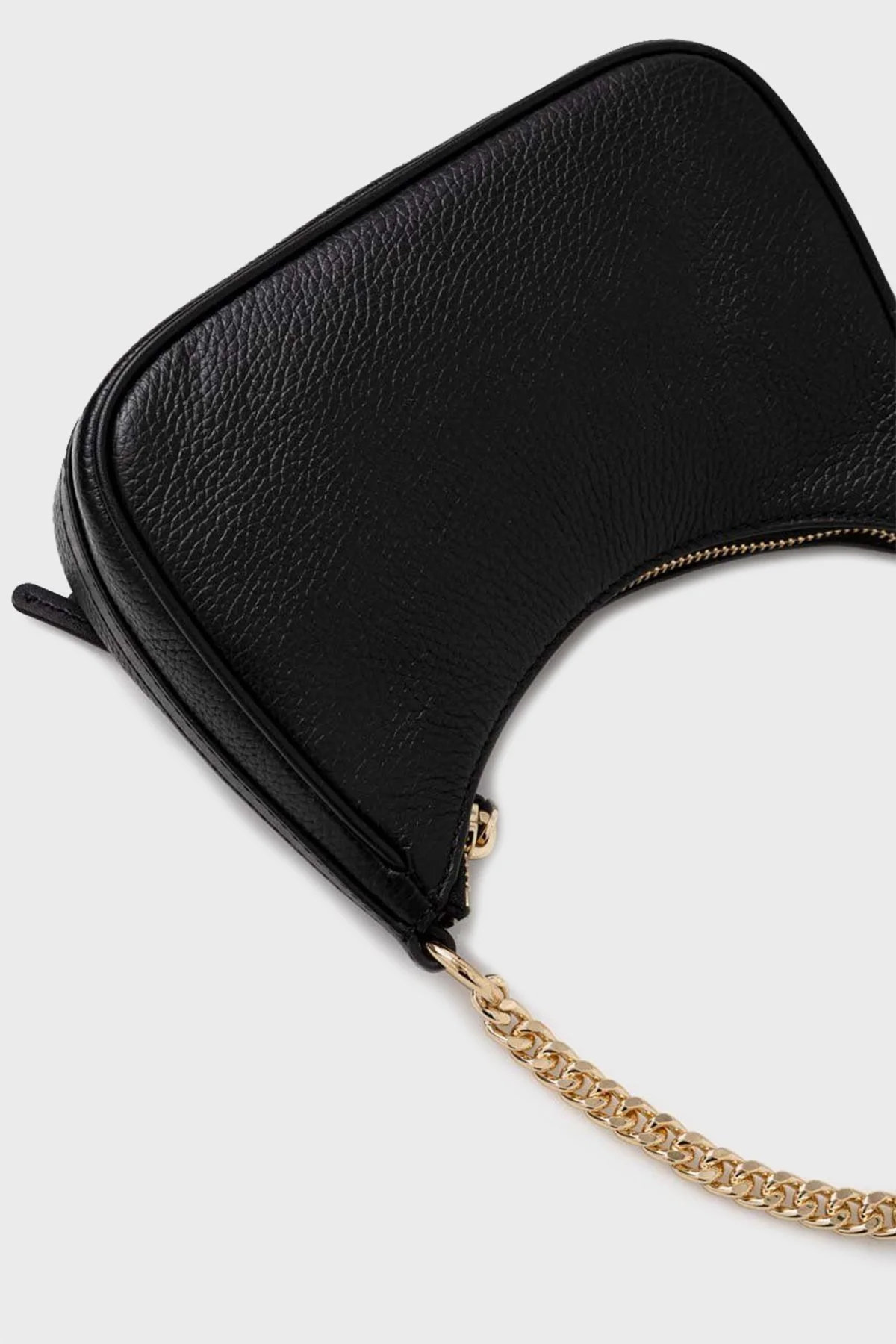 Michael Kors % 100 Deri Logolu Zincir Askılı 32F3GT9C1L001 Bayan Çanta 32F3GT9C1L 001 SİYAH - 5