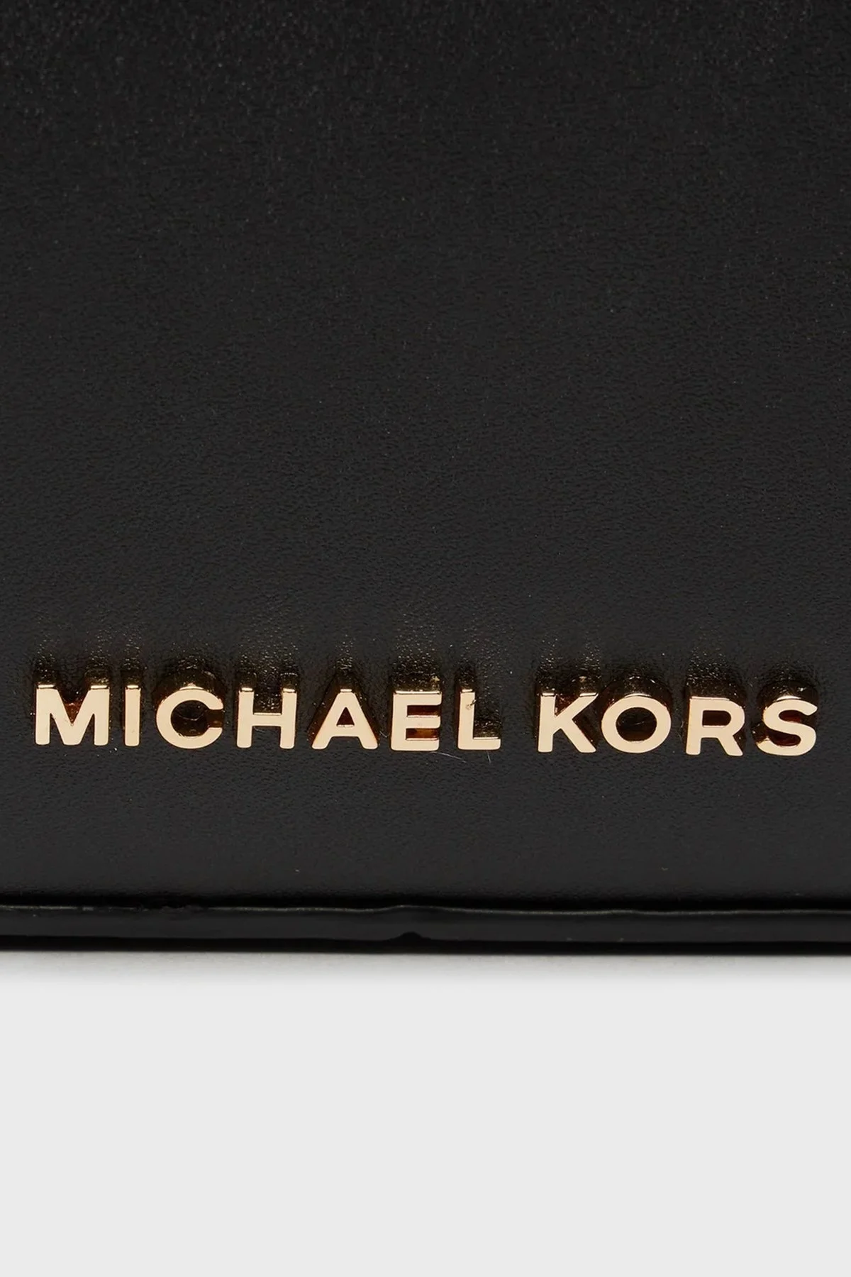 Michael Kors % 100 Deri Logolu Zincir Askılı 32H3G8EW6L001 Bayan Çanta 32H3G8EW6L 001 SİYAH - 5