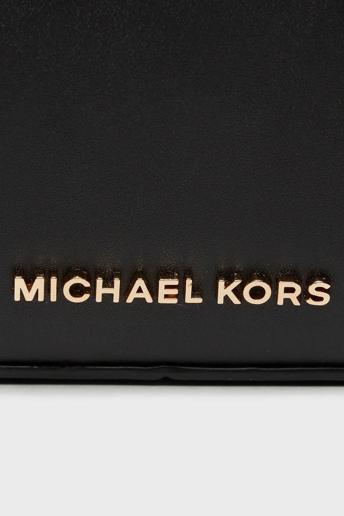Michael Kors % 100 Deri Logolu Zincir Askılı 32H3G8EW6L001 Kadın Çanta 32H3G8EW6L 001 SİYAH - 5