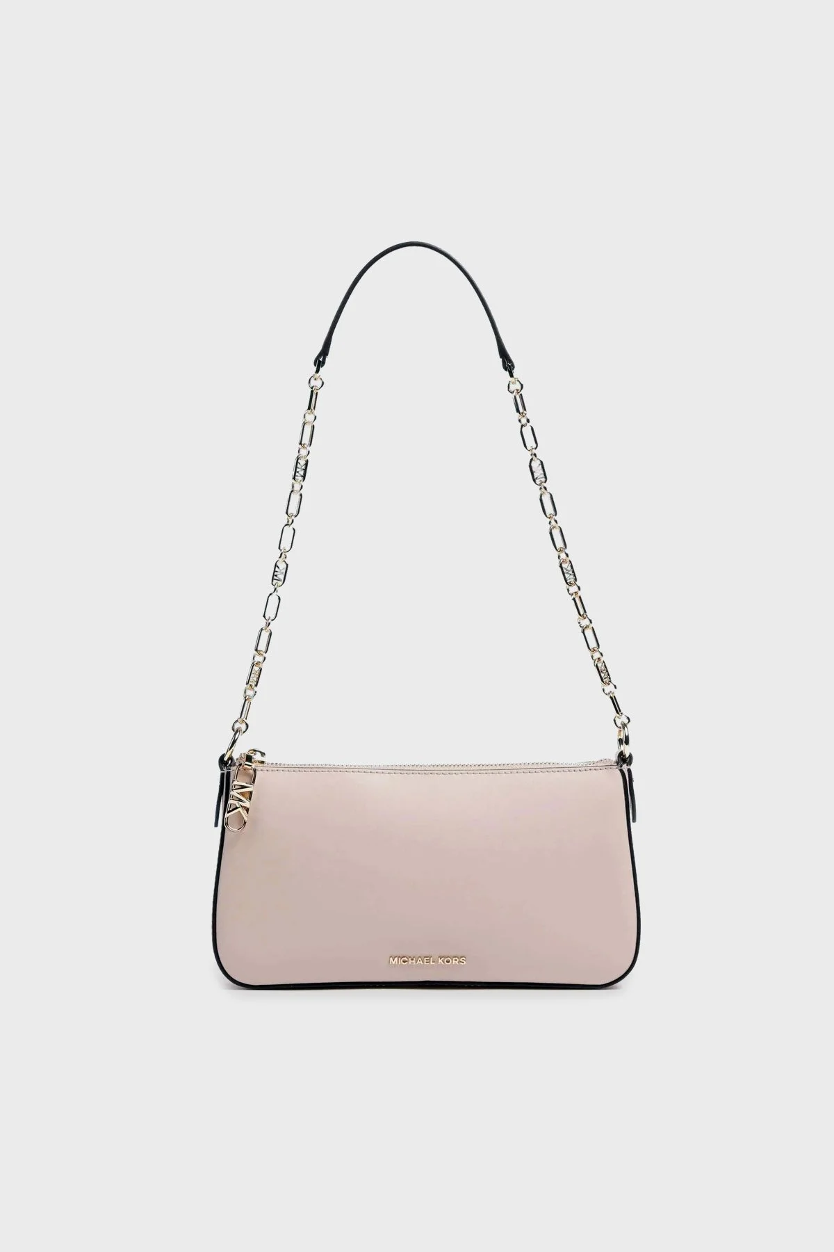 Michael Kors % 100 Deri Logolu Zincir Askılı 32H3G8EW6L187 Kadın Çanta 32H3G8EW6L 187 PUDRA - 1