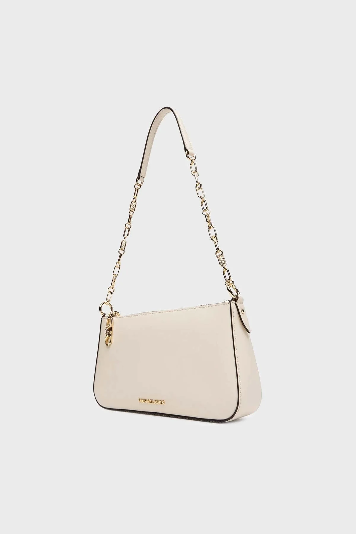 Michael Kors % 100 Deri Logolu Zincir Askılı 32H3G8EW6L289 Bayan Çanta 32H3G8EW6L 289 KREM - 4