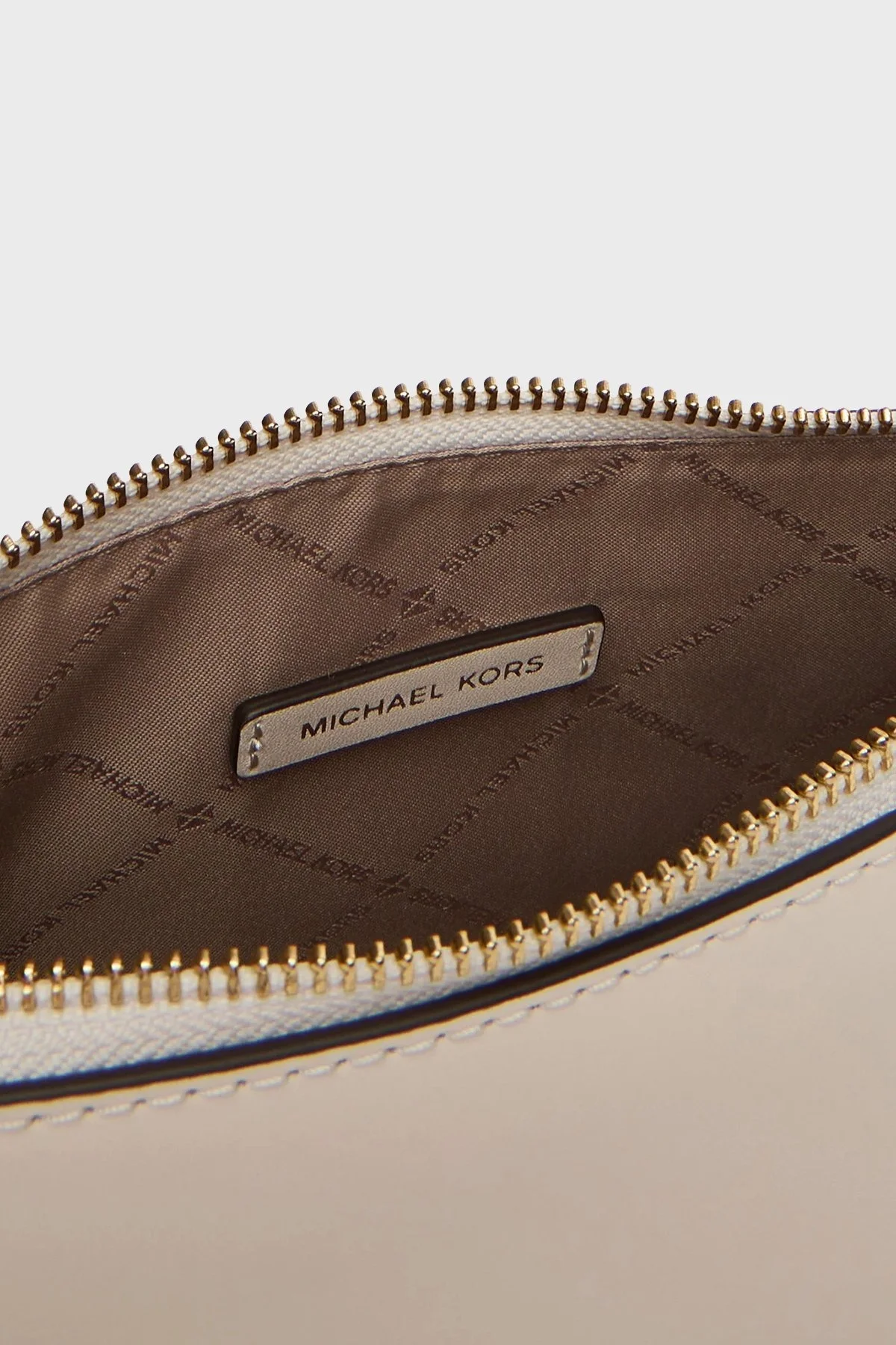 Michael Kors % 100 Deri Logolu Zincir Askılı 32H3G8EW6L289 Bayan Çanta 32H3G8EW6L 289 KREM - 5