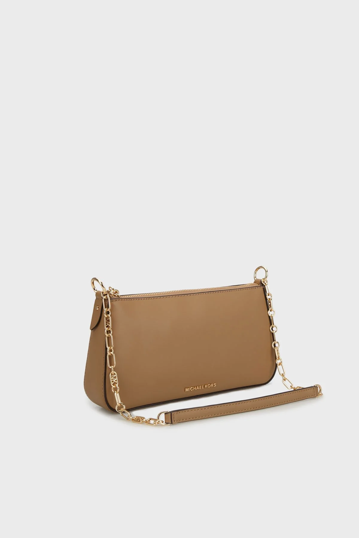 Michael Kors % 100 Deri Logolu Zincir Askılı 32H3G8EW6L297 Kadın Çanta 32H3G8EW6L 297 BEJ - 3