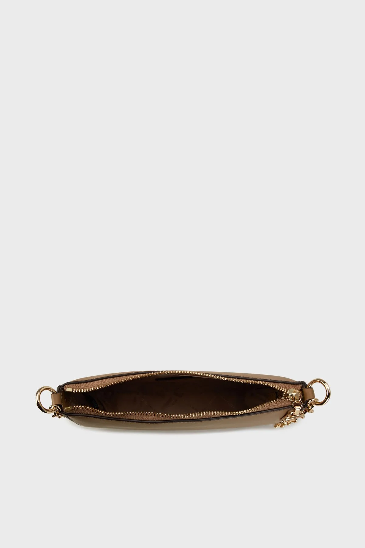 Michael Kors % 100 Deri Logolu Zincir Askılı 32H3G8EW6L297 Kadın Çanta 32H3G8EW6L 297 BEJ - 4