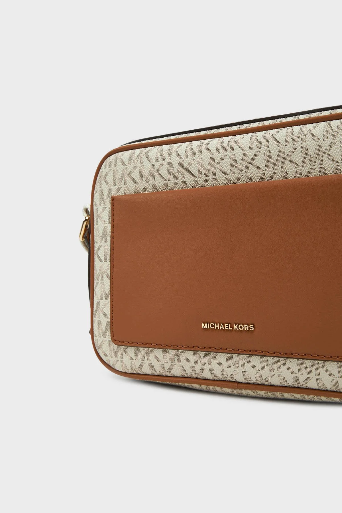 Michael Kors 4G Logo Baskılı Ayarlanabilir Askılı 32R5G5VC9B149 Kadın Çanta 32R5G5VC9B 149 EKRU - 5