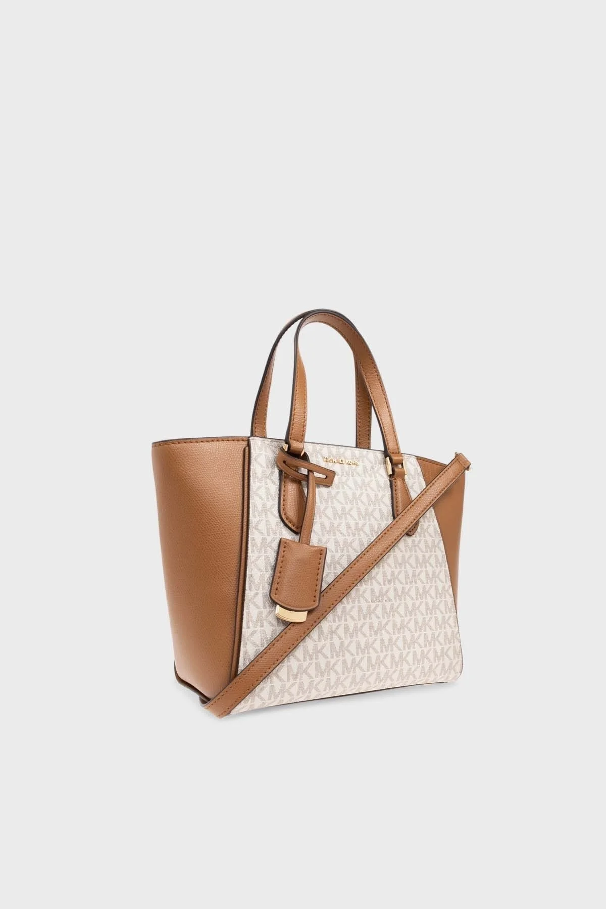 Michael Kors 4G Logo Baskılı Çıkarılabiilir Askılı 32F4GTBC1B149 Bayan Çanta 32F4GTBC1B 149 EKRU - 4