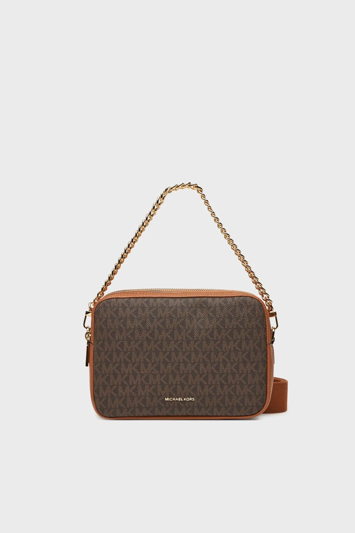 Michael Kors 4G Logo Baskılı Çıkarılabilir Askılı 32S5GYTC5B252 Kadın Çanta 32S5GYTC5B 252 KAHVE - 1