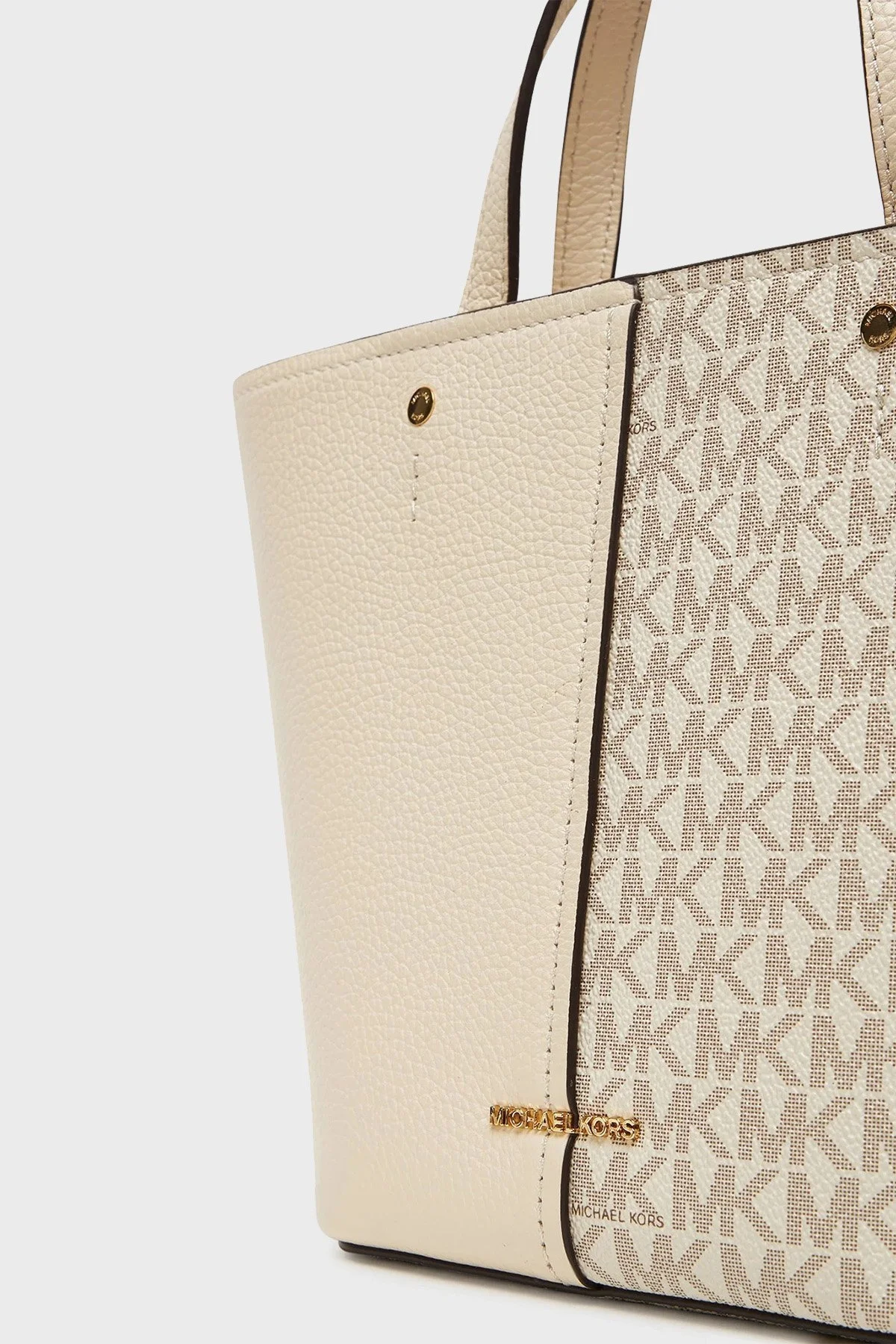 Michael Kors 4G Logo Baskılı Çıkarılabilir Askılı Medium 32T5GFFC1B132 Bayan Çanta 32T5GFFC1B 132 EKRU - 6