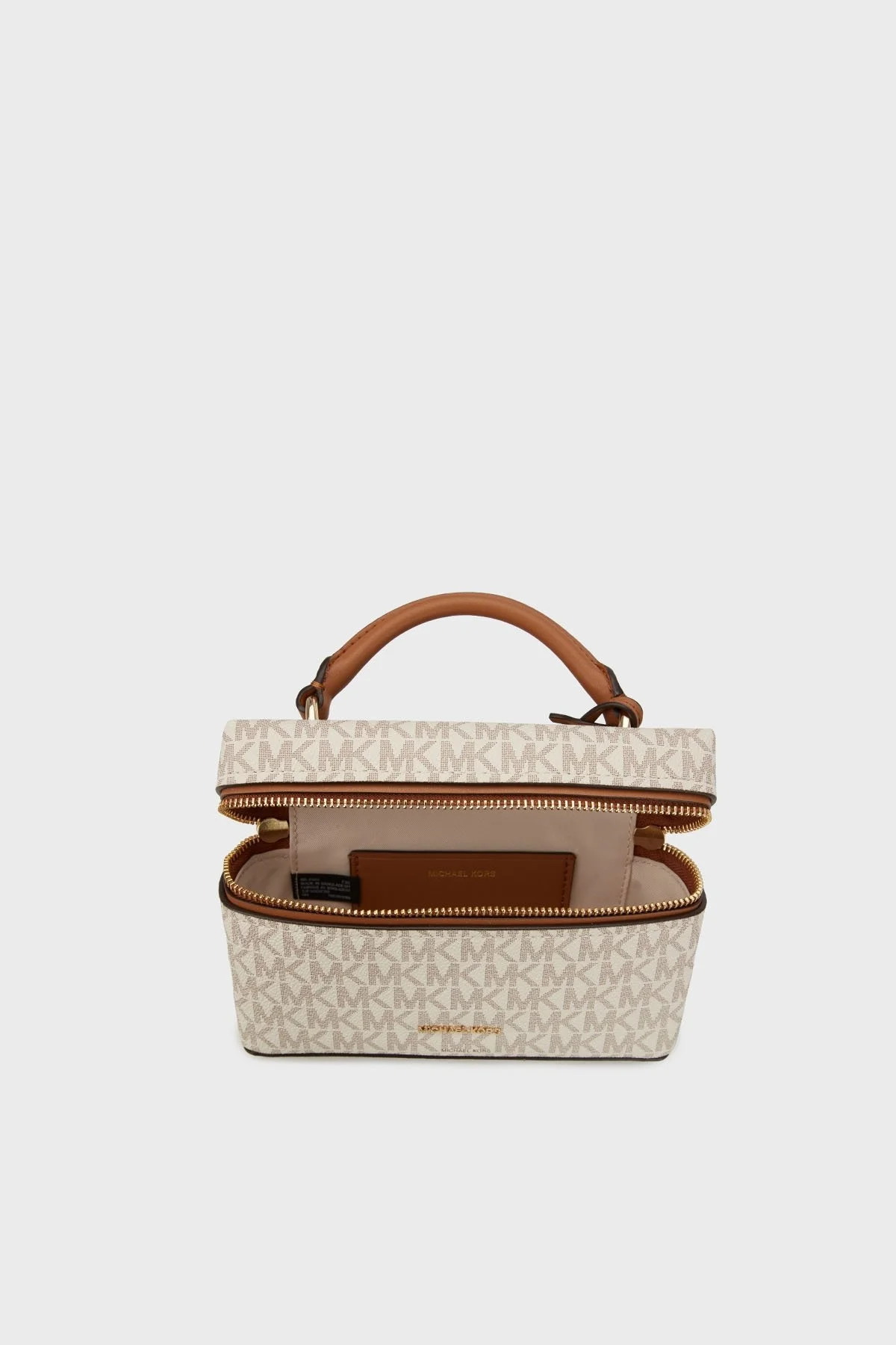 Michael Kors 4G Logo Baskılı Çıkarılabilir Askılı Small 32F5GQ1C0B149 Bayan Çanta 32F5GQ1C0B 149 EKRU - 4