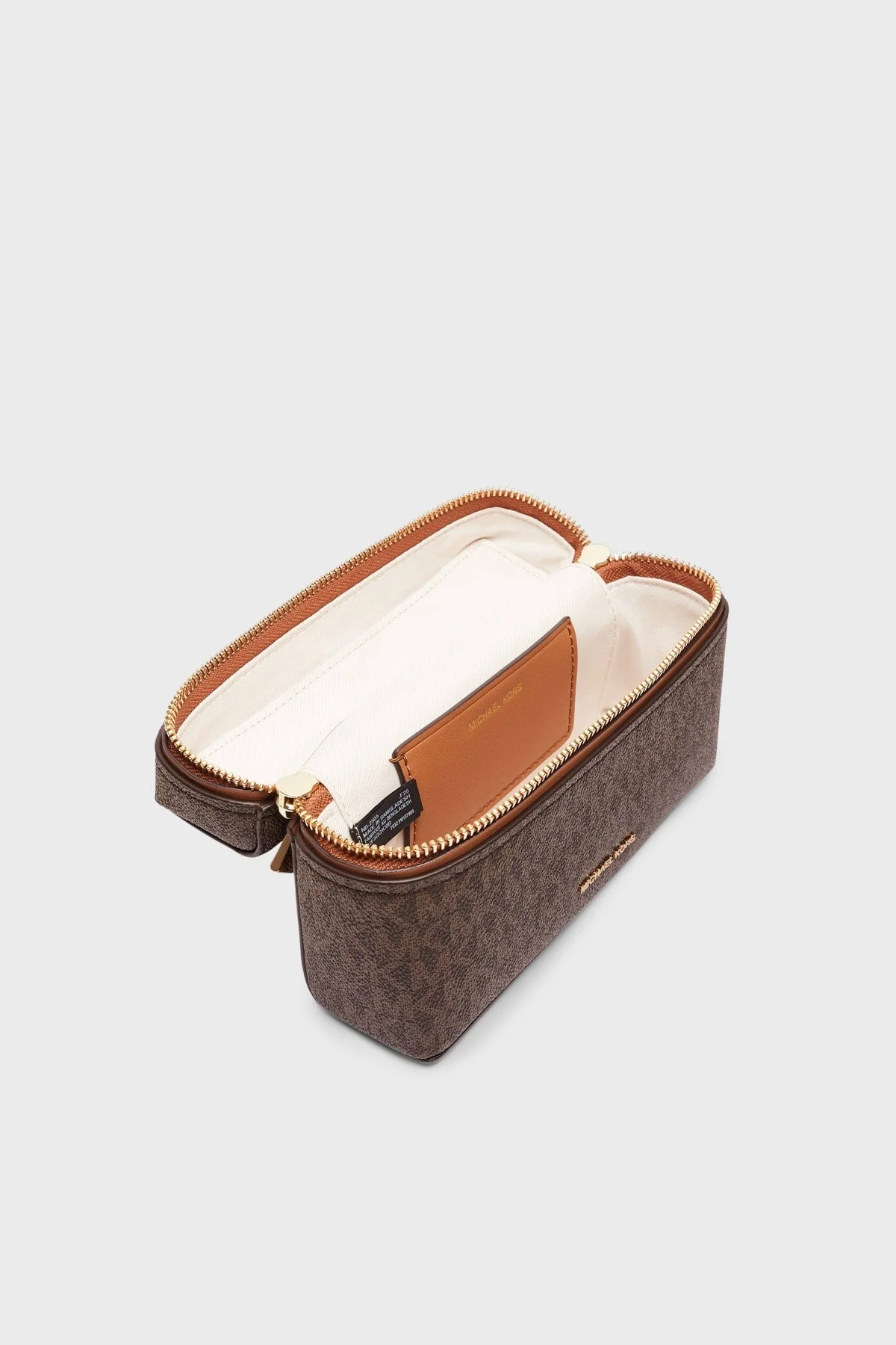 Michael Kors 4G Logo Baskılı Çıkarılabilir Askılı Small 32F5GQ1C0B252 Bayan Çanta 32F5GQ1C0B 252 KAHVE - 4