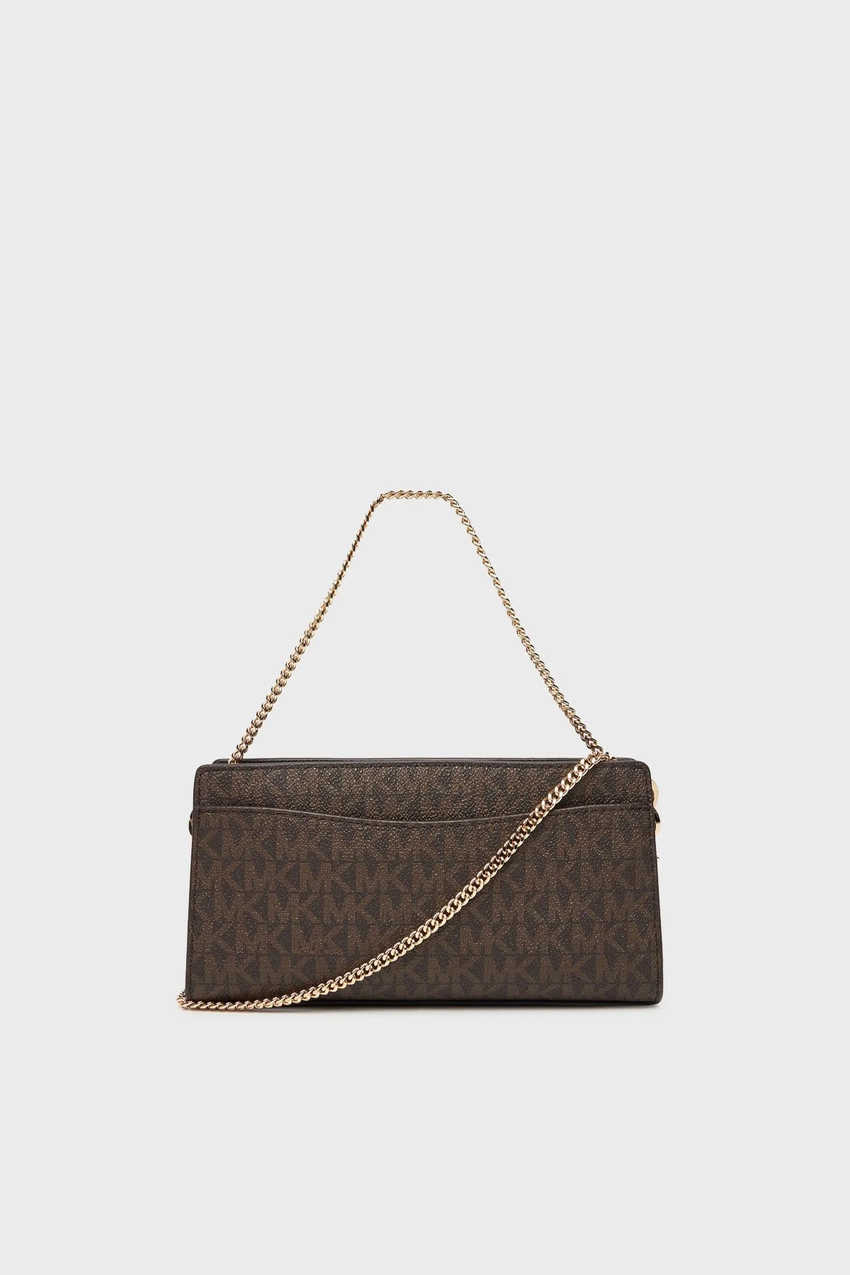 Michael Kors 4G Logo Baskılı Çıkarılabilir Zincir Askılı Small 32F5GNXC0B252 Bayan Çanta 32F5GNXC0B 252 KAHVE - 3