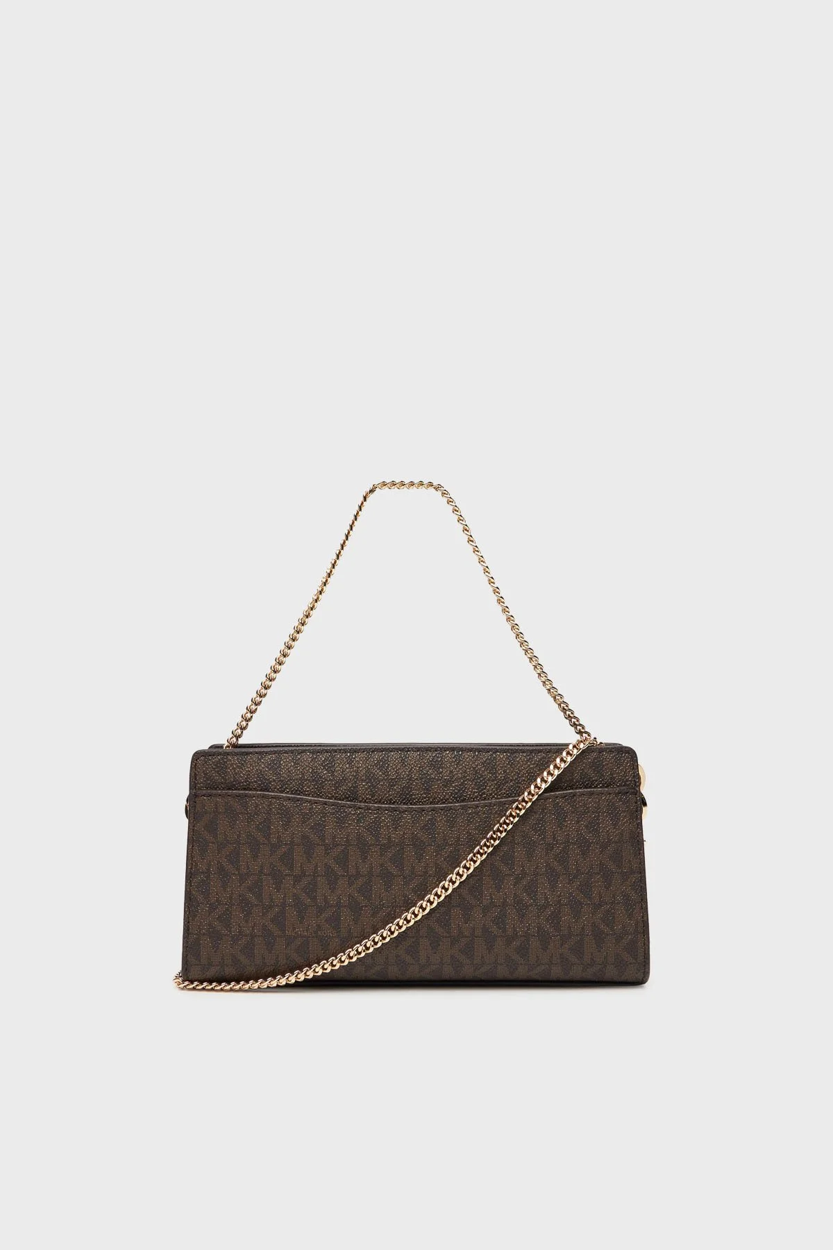 Michael Kors 4G Logo Baskılı Çıkarılabilir Zincir Askılı Small 32F5GNXC0B252 Kadın Çanta 32F5GNXC0B 252 KAHVE - 3