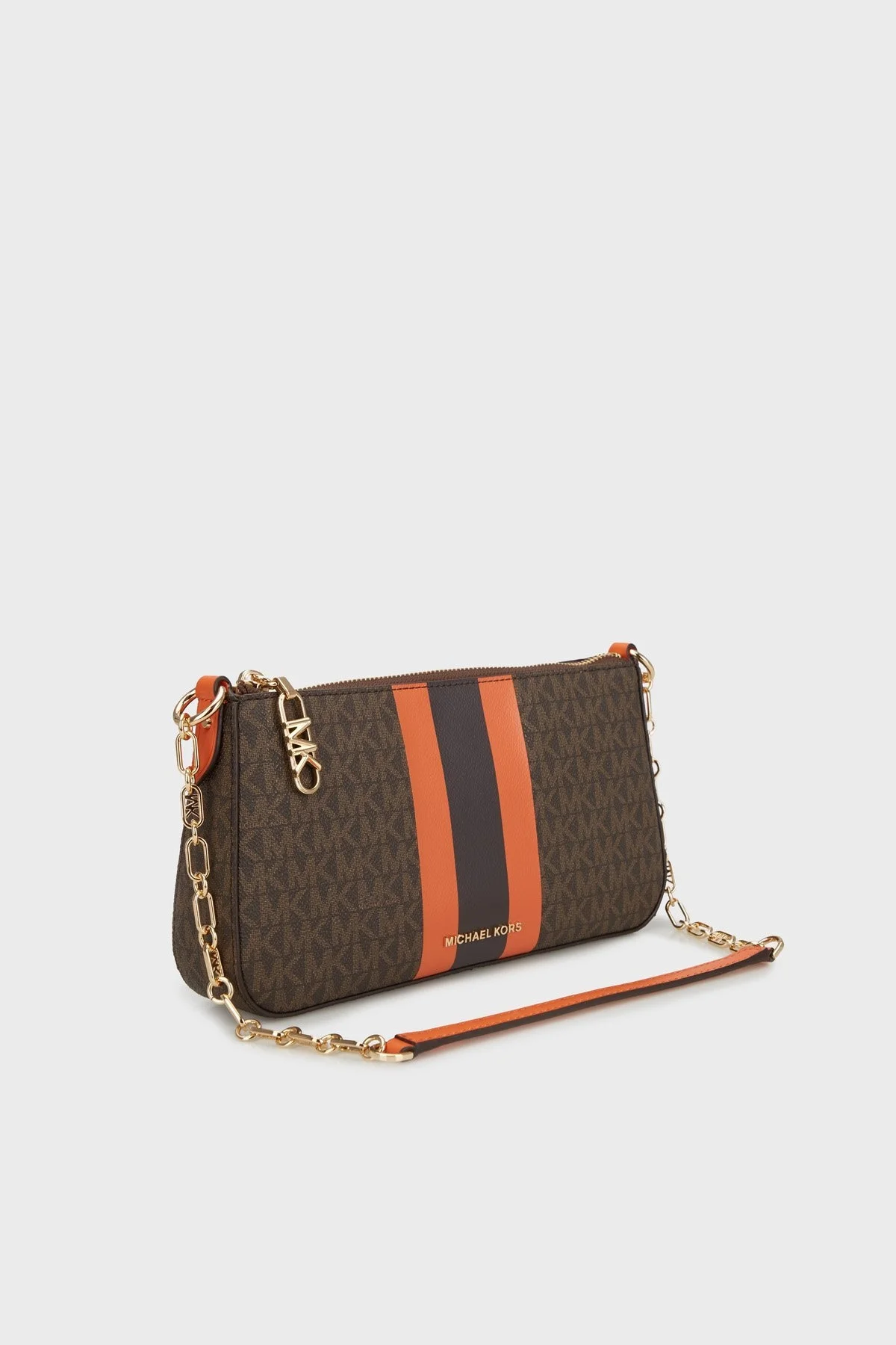 Michael Kors 4G Logo Baskılı Sabit Zincir Askılı 32S5G8EW8Y888 Bayan Çanta 32S5G8EW8Y 888 KAHVE - 8