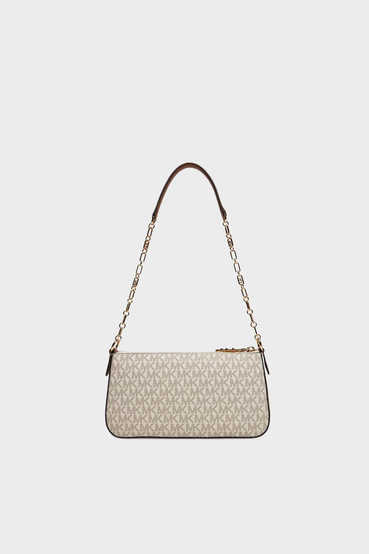 Michael Kors 4G Logo Baskılı Zincir Askılı Medium 32S5G8EW6B149 Kadın Çanta 32S5G8EW6B 149 EKRU - 2