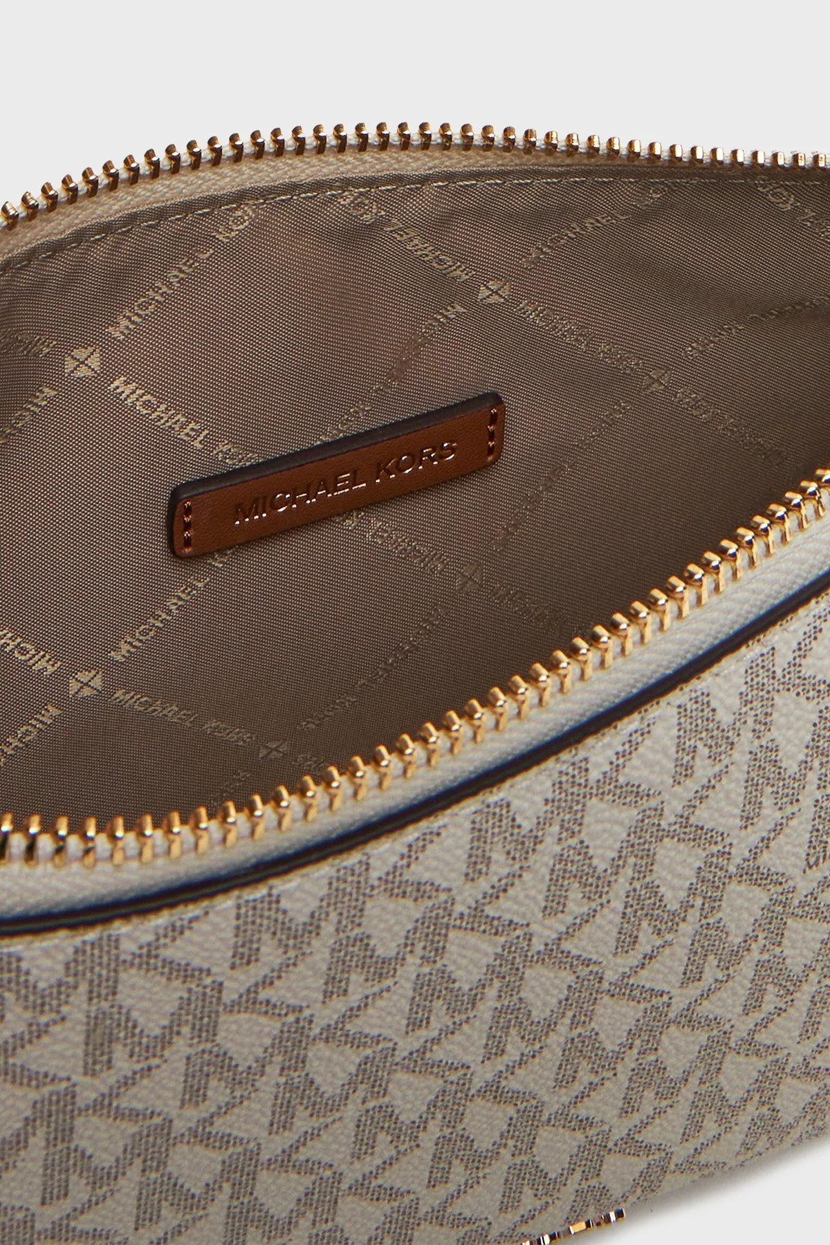 Michael Kors 4G Logo Baskılı Zincir Askılı Medium 32S5G8EW6B149 Kadın Çanta 32S5G8EW6B 149 EKRU - 3