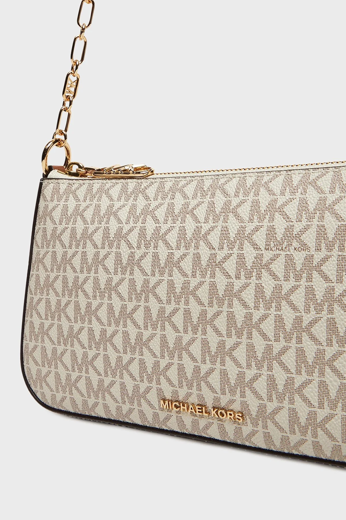 Michael Kors 4G Logo Baskılı Zincir Askılı Medium 32S5G8EW6B149 Kadın Çanta 32S5G8EW6B 149 EKRU - 4