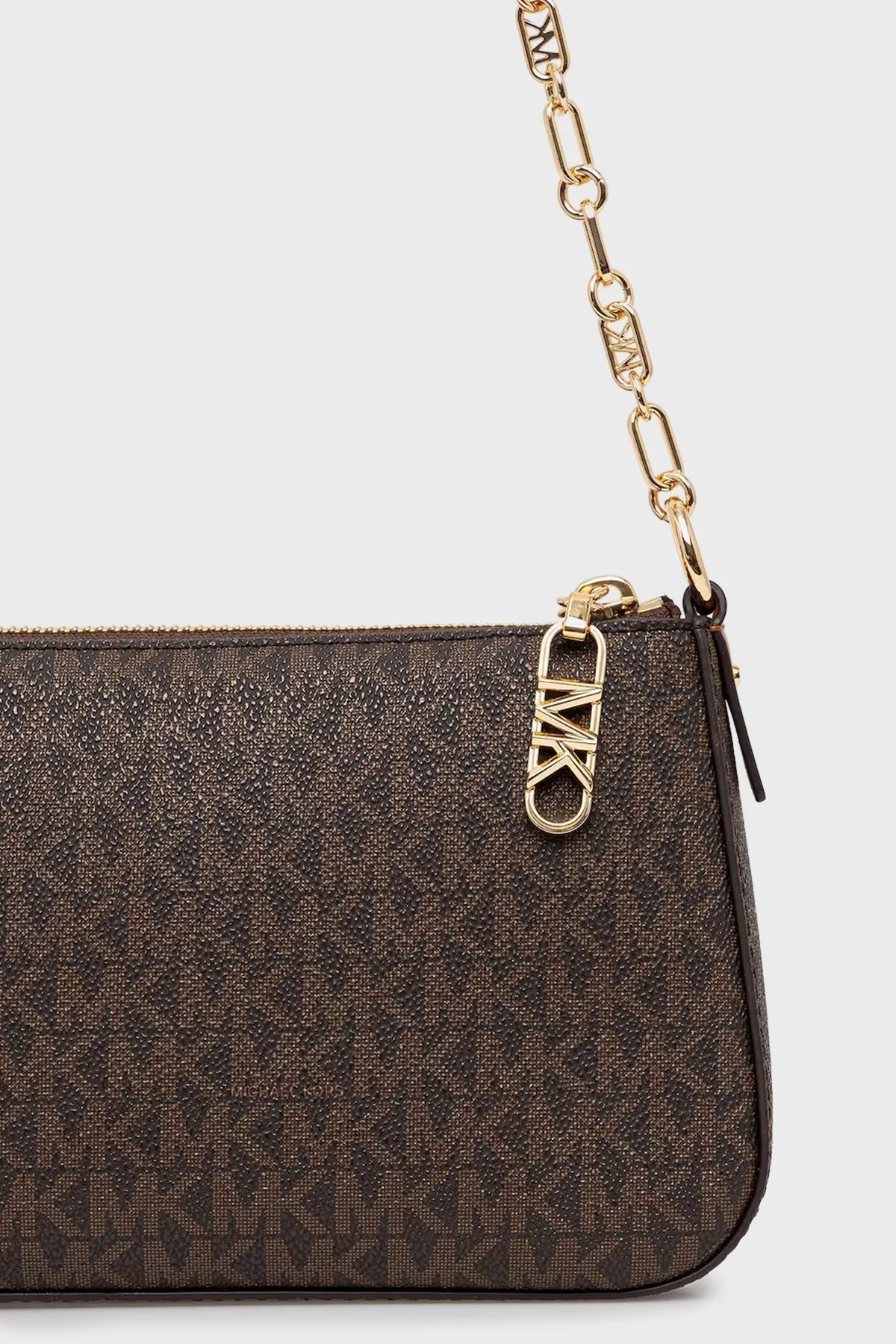 Michael Kors 4G Logo Baskılı Zincir Askılı Medium 32S5G8EW6B252 Bayan Çanta 32S5G8EW6B 252 KAHVE - 4