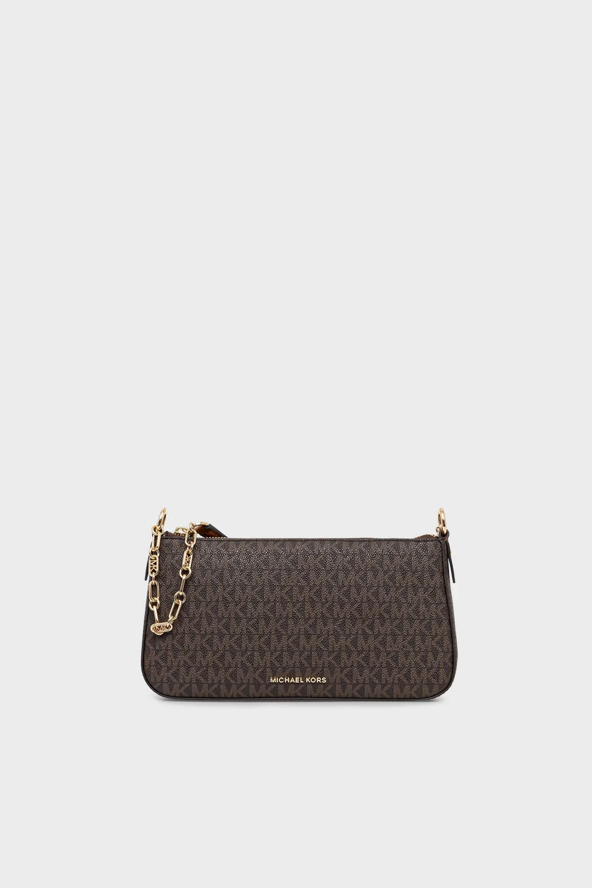 Michael Kors 4G Logo Baskılı Zincir Askılı Medium 32S5G8EW6B252 Kadın Çanta 32S5G8EW6B 252 Kahve - 1