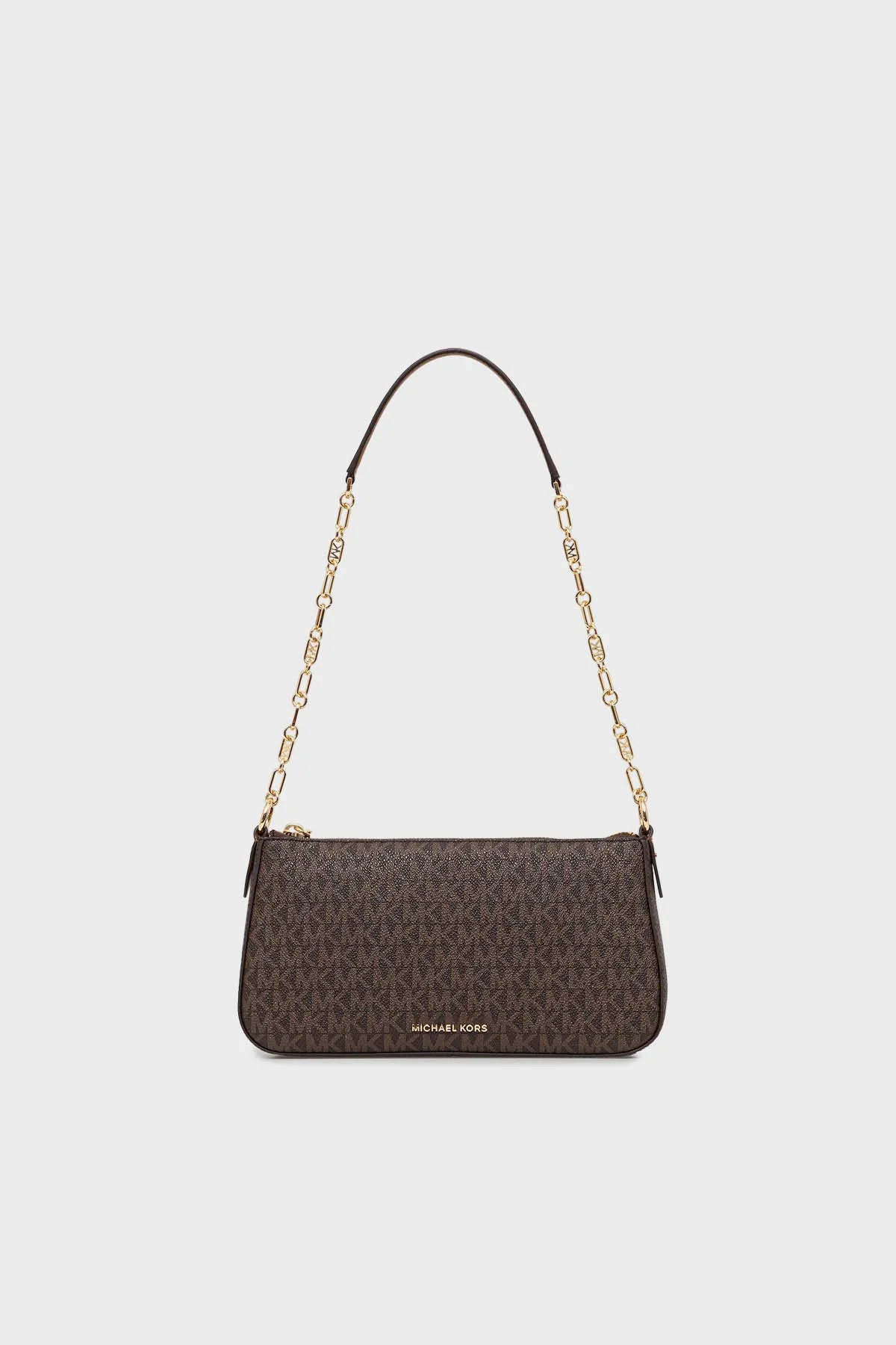 Michael Kors 4G Logo Baskılı Zincir Askılı Medium 32S5G8EW6B252 Kadın Çanta 32S5G8EW6B 252 Kahve - 2