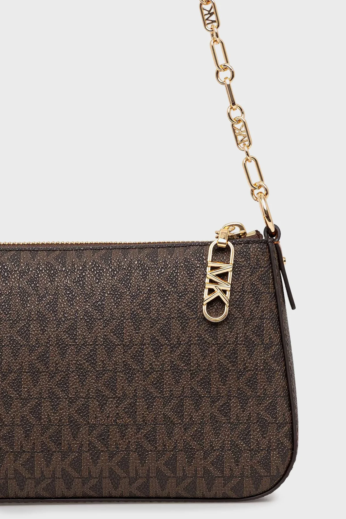 Michael Kors 4G Logo Baskılı Zincir Askılı Medium 32S5G8EW6B252 Kadın Çanta 32S5G8EW6B 252 Kahve - 4