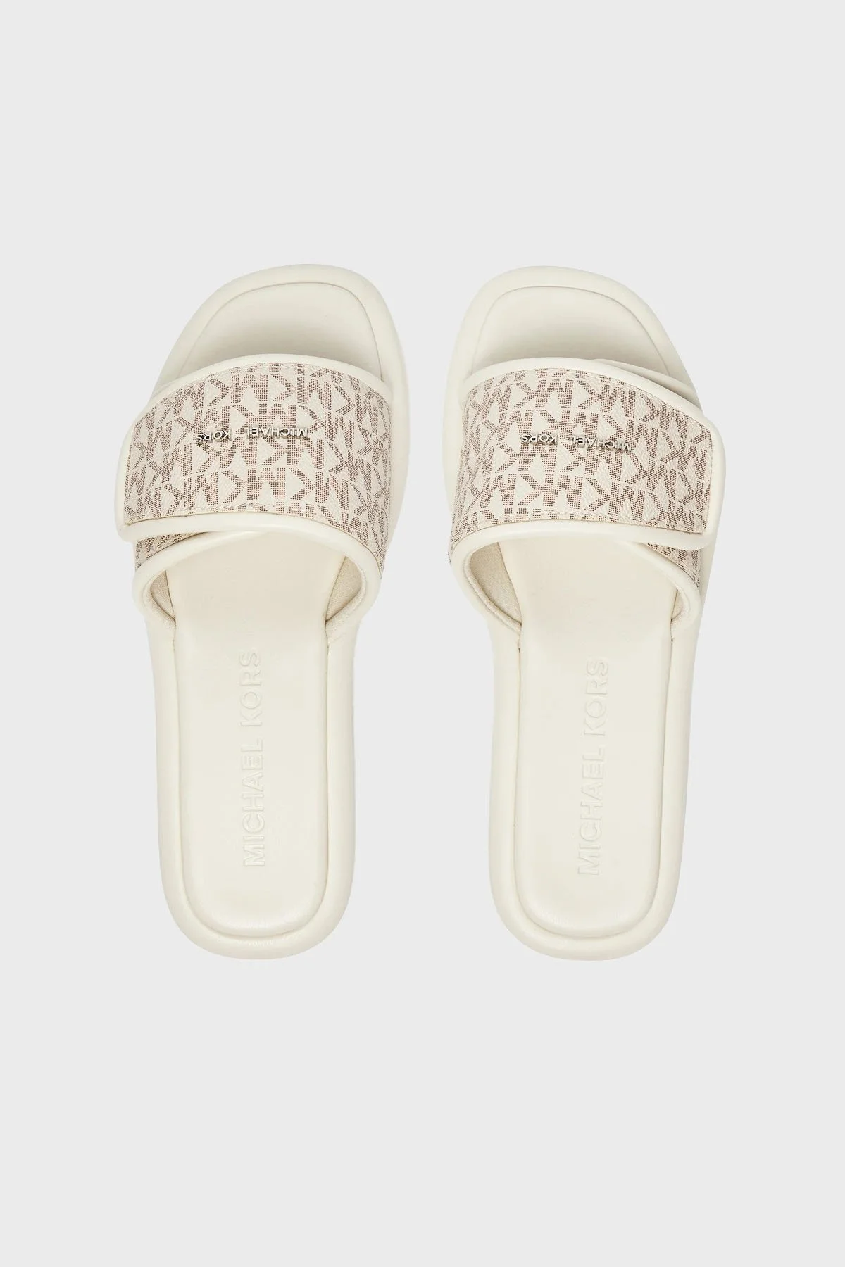 Michael Kors Ayarlanabilir Kayışlı Logolu 40S5SKFA1B150 Bayan Terlik 40S5SKFA1B 150 EKRU - 9