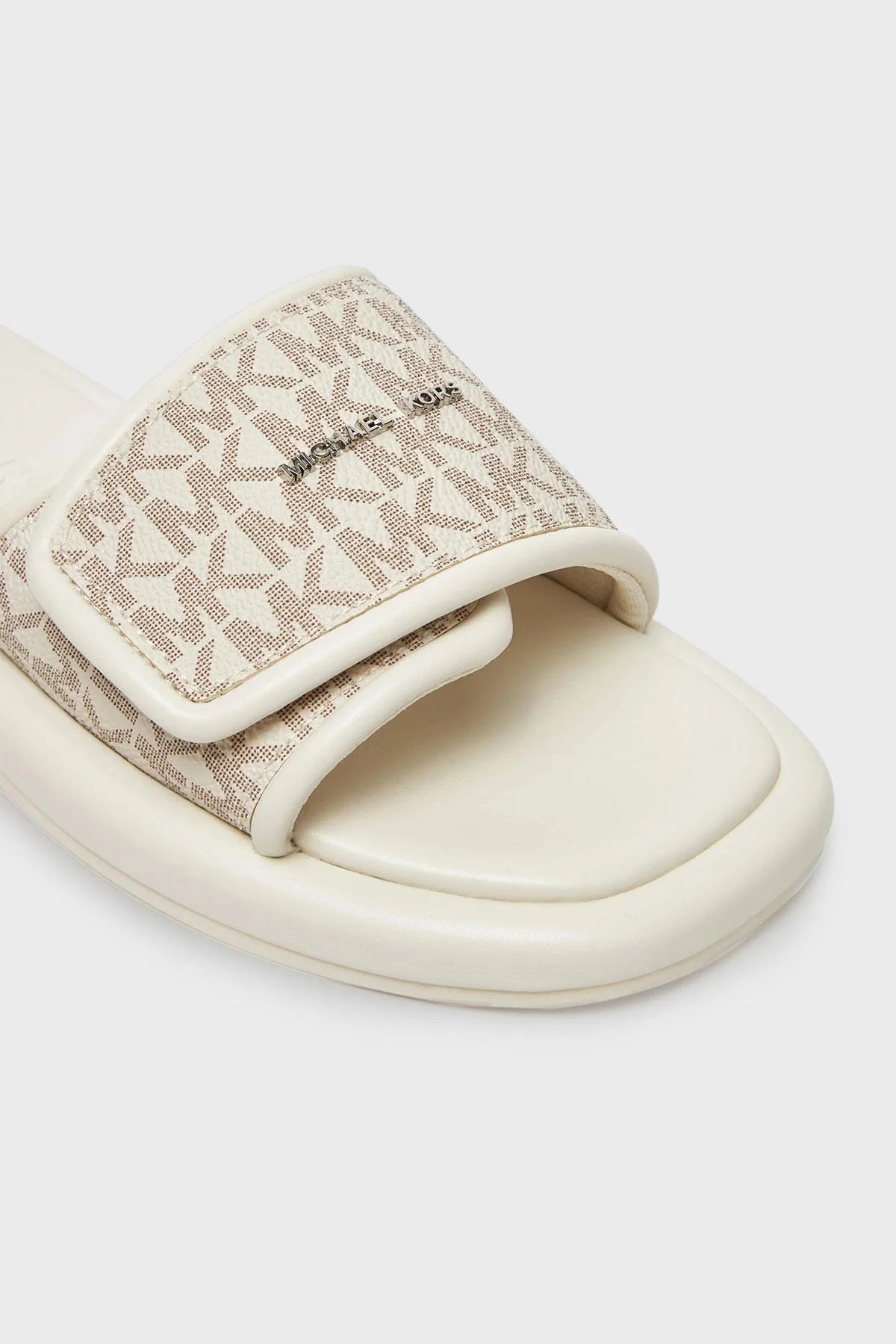 Michael Kors Ayarlanabilir Kayışlı Logolu 40S5SKFA1B150 Bayan Terlik 40S5SKFA1B 150 EKRU - 11