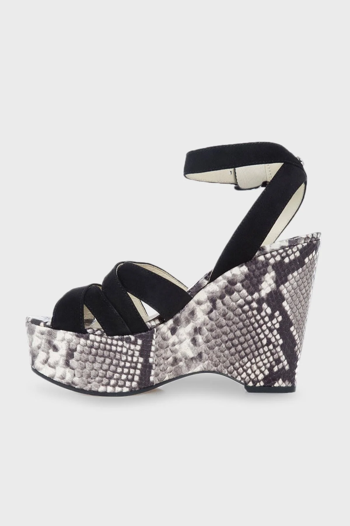 Michael Kors Bantlı Dolgu Topuklu Bayan Ayakkabı ZOX5Y6240R6MGMA2SCBLKNAT SİYAH - 2