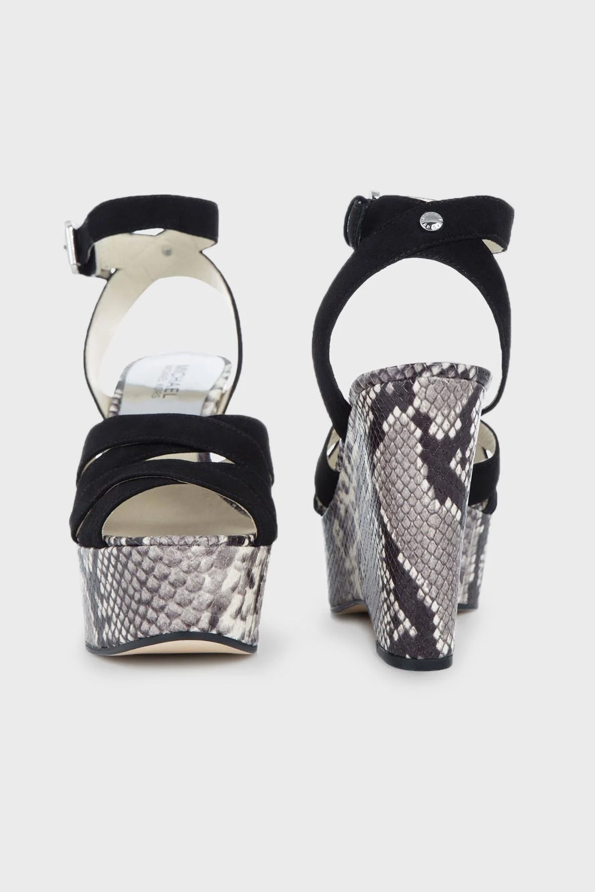 Michael Kors Bantlı Dolgu Topuklu Bayan Ayakkabı ZOX5Y6240R6MGMA2SCBLKNAT SİYAH - 3