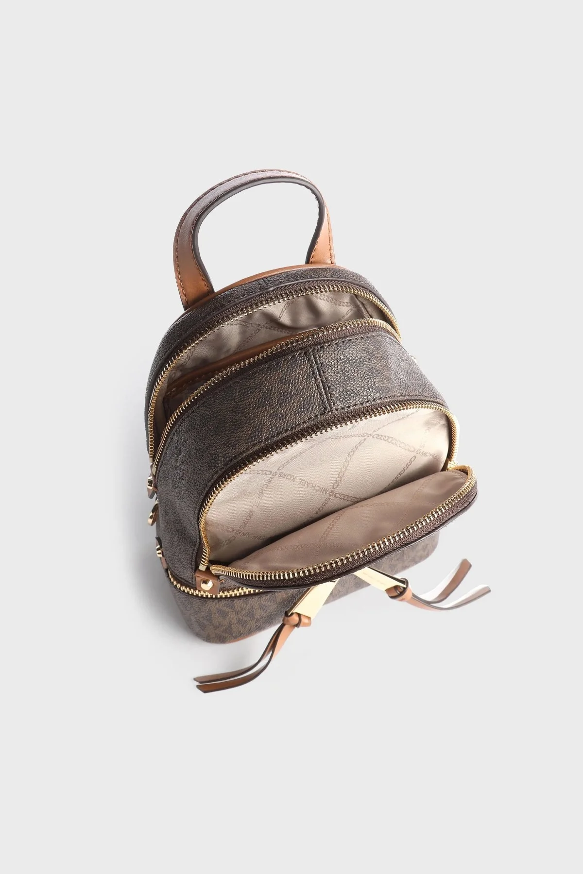 Michael Kors Çıkarılabilir Askılı 30S7GEZB1V200 Bayan Sırt Çantası 30S7GEZB1V 200 KAHVE - 5